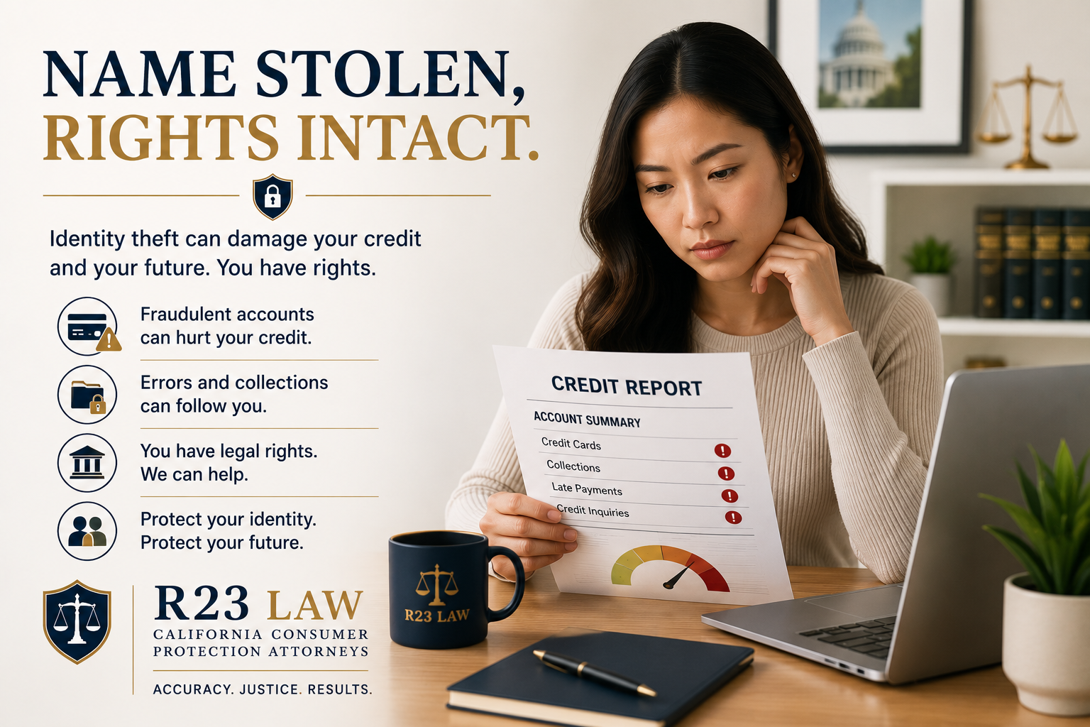 NAME STOLEN, RIGHTS INTACT — California Identity Theft Protection
