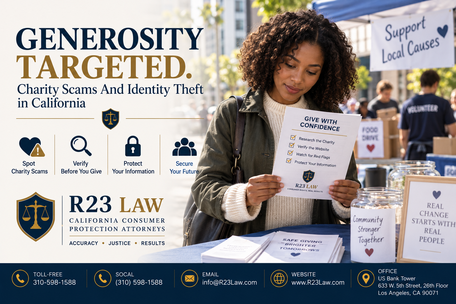 GENEROSITY TARGETED — Charity Scams And Identity Theft