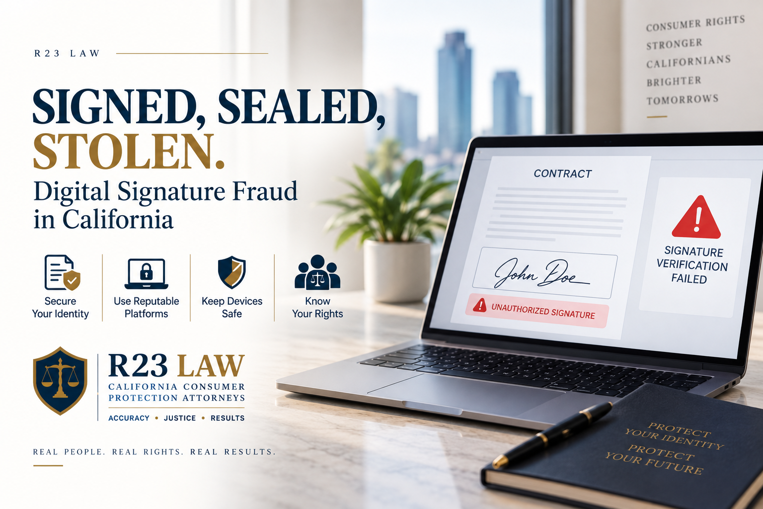 SIGNED, SEALED, STOLEN — Digital Signature Fraud in California
