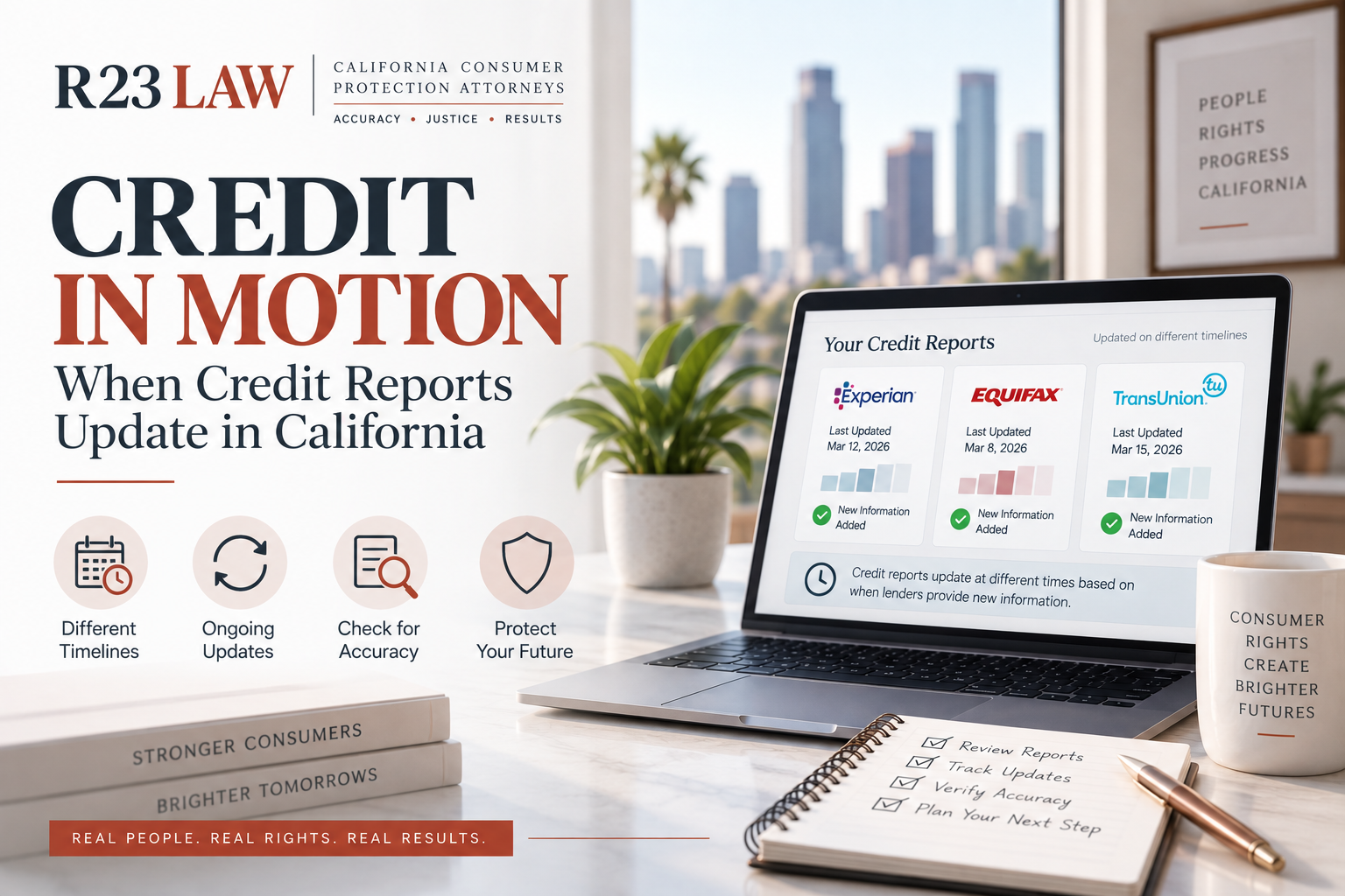 CREDIT IN MOTION — When Credit Reports Update