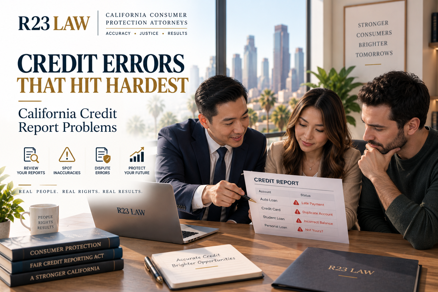 CREDIT ERRORS THAT HIT HARDEST — California Credit Report Problems