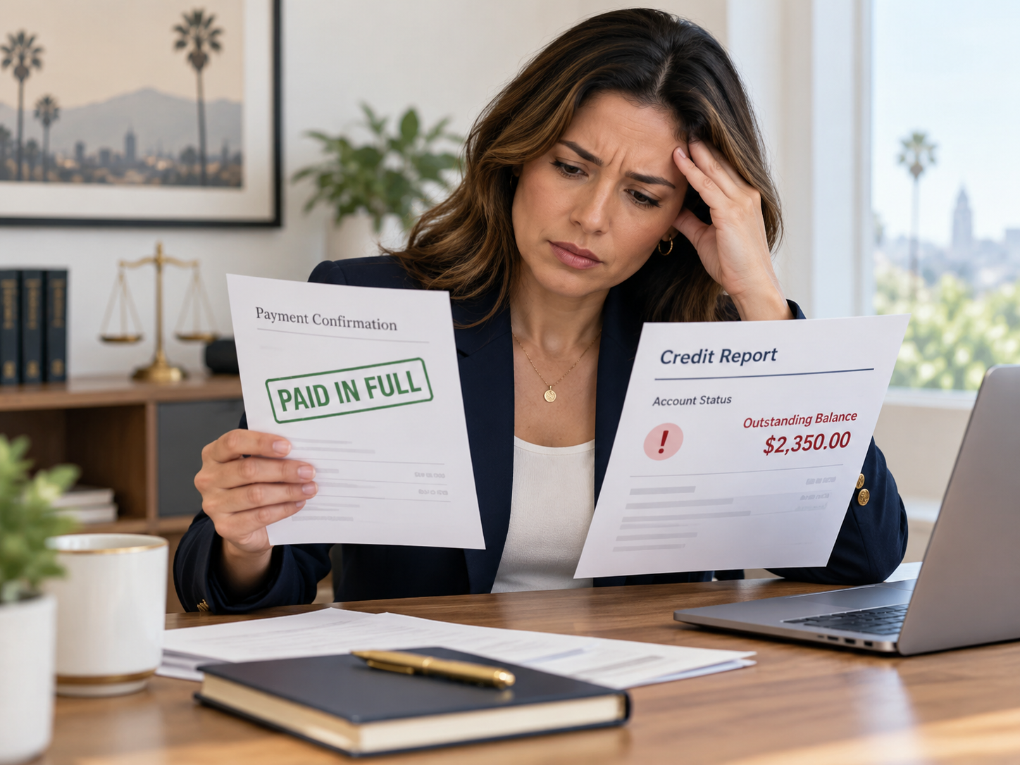 PAID IN FULL, STILL IN TROUBLE — Correcting Paid Debt Errors on California Credit Reports