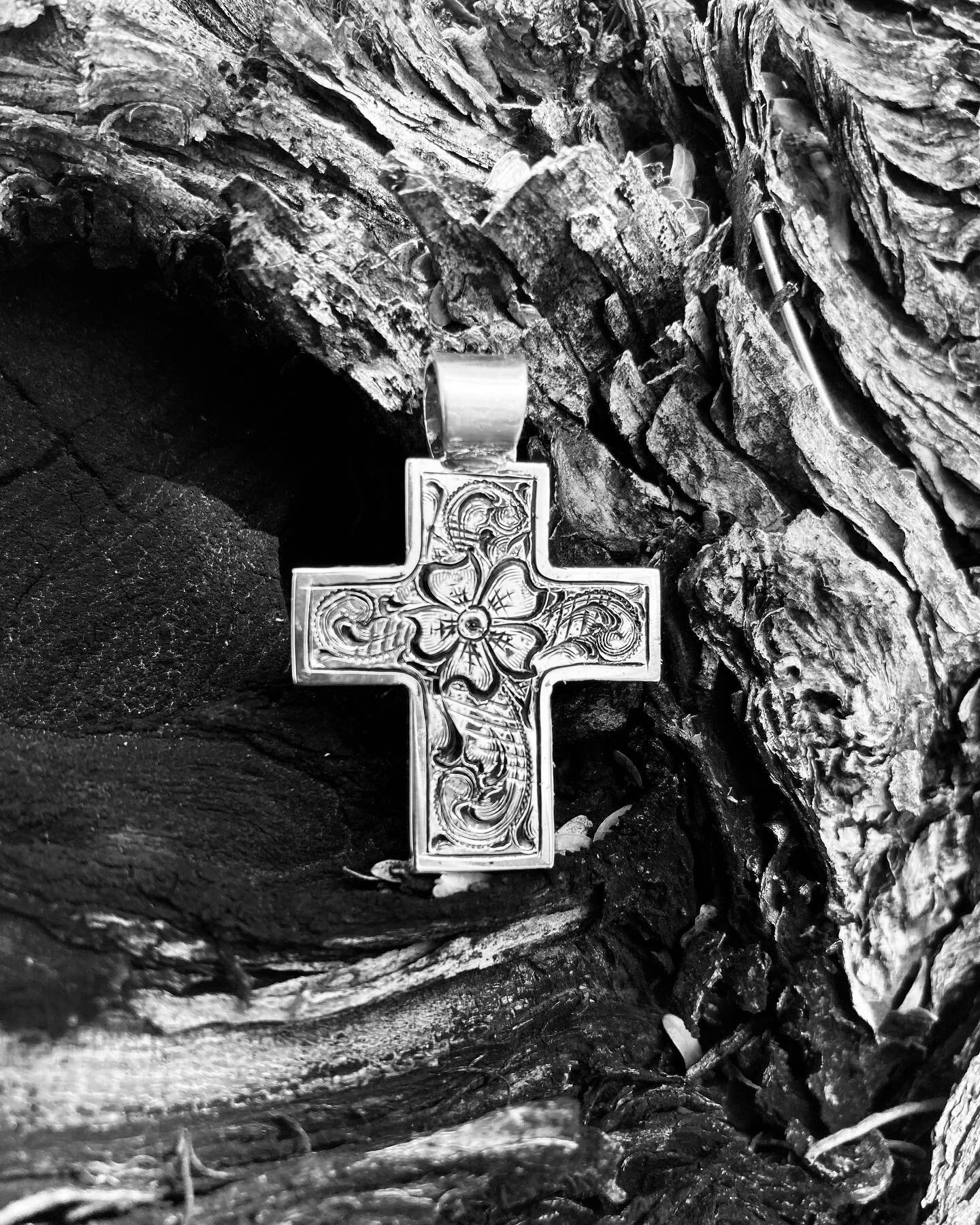 Tiny one inch sterling cross order. #courtneywarnersilver #sterlingcross #JesusisLord