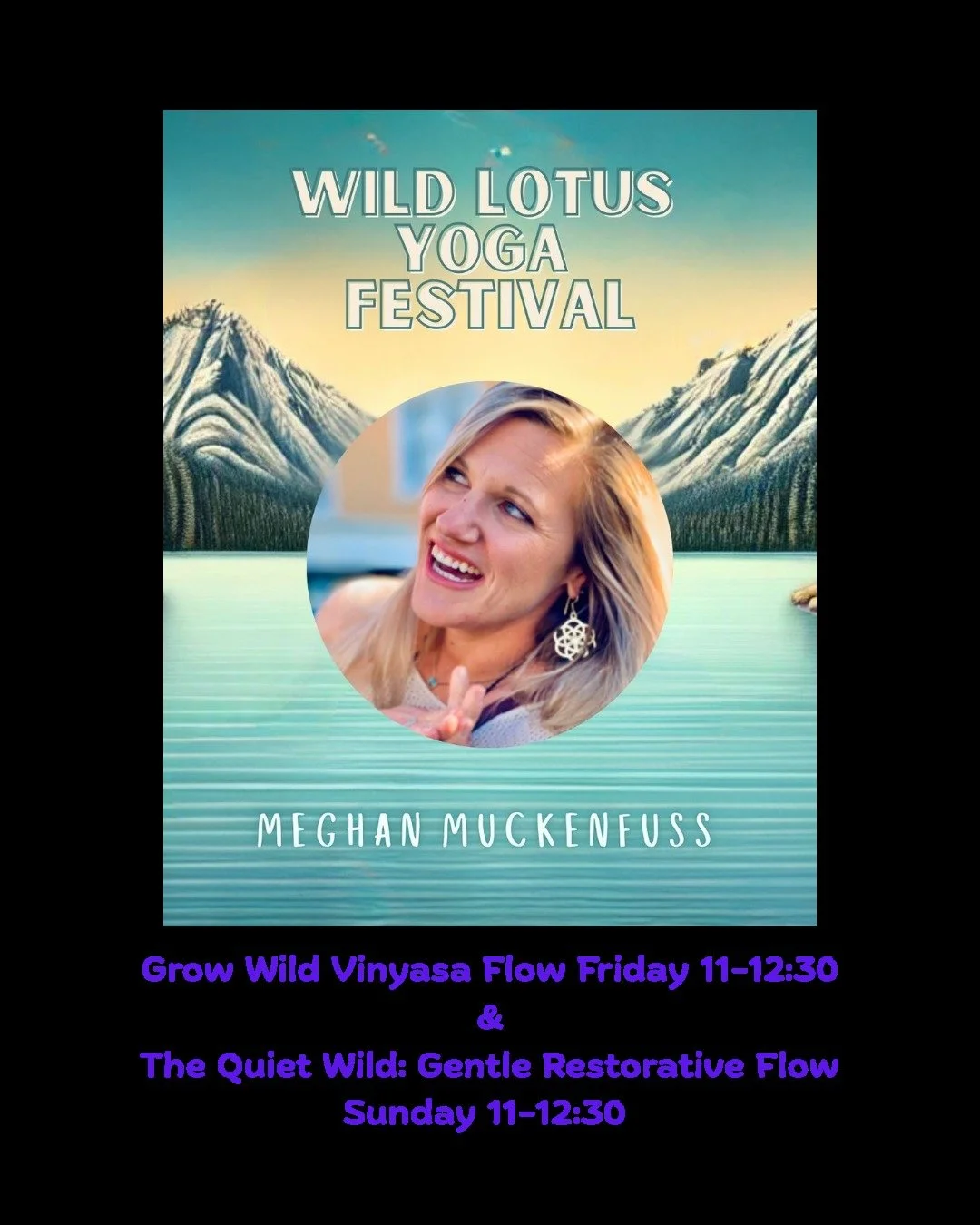 🤸&zwj;♀️So excited to be teaching TWO classes @wildlotusyogafest at the beautiful Palisades Tahoe! 🌿

✨ GROW WILD &ndash; Friday 7/11, 11:00&ndash;12:30
(in the First Street Yoga area)
A playful, powerful Vinyasa flow to root down, rise up, and mov
