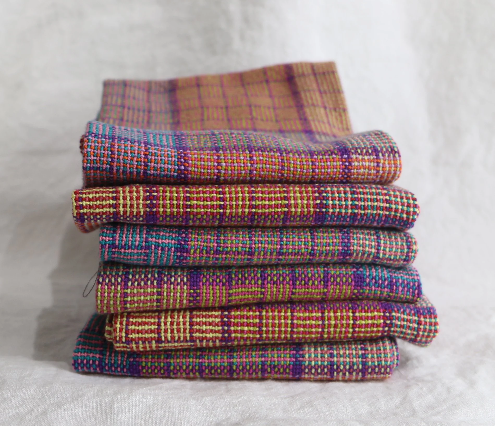 Rainbow Log Cabin Towel