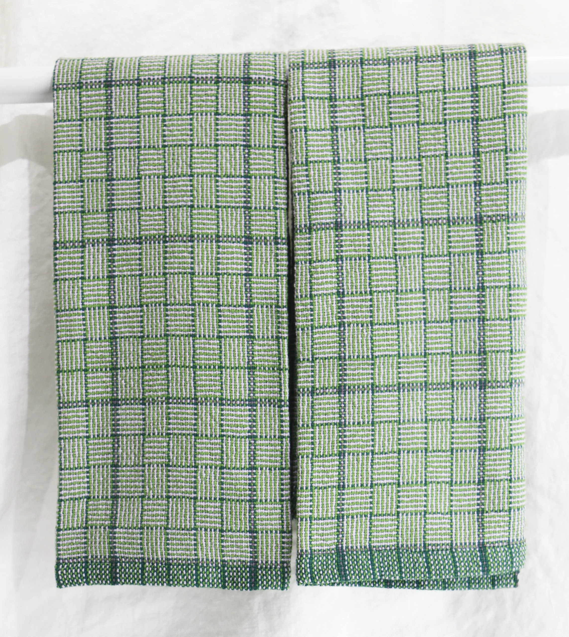Blackberry Log Cabin Towel