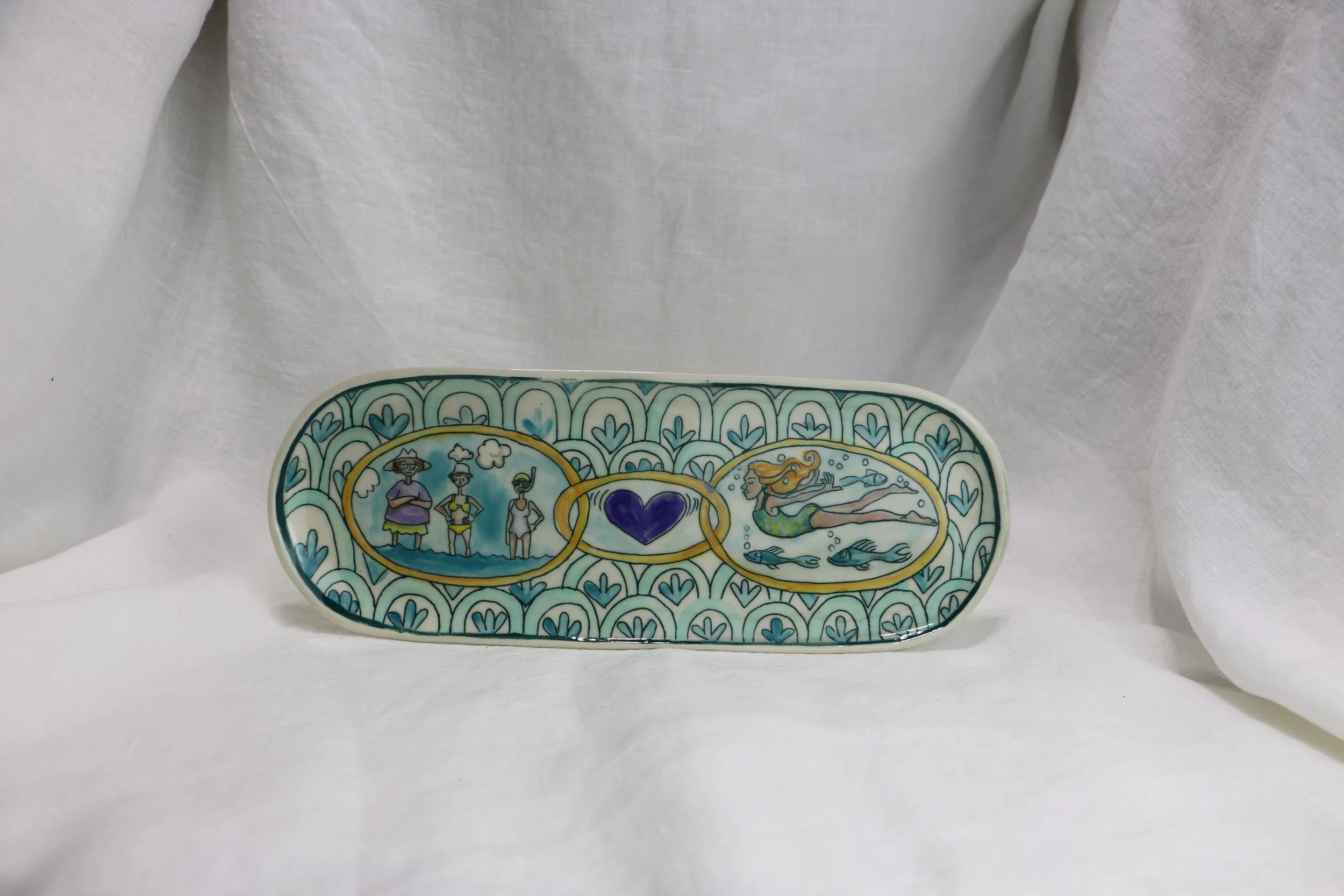 Plate: Summer Swimmers