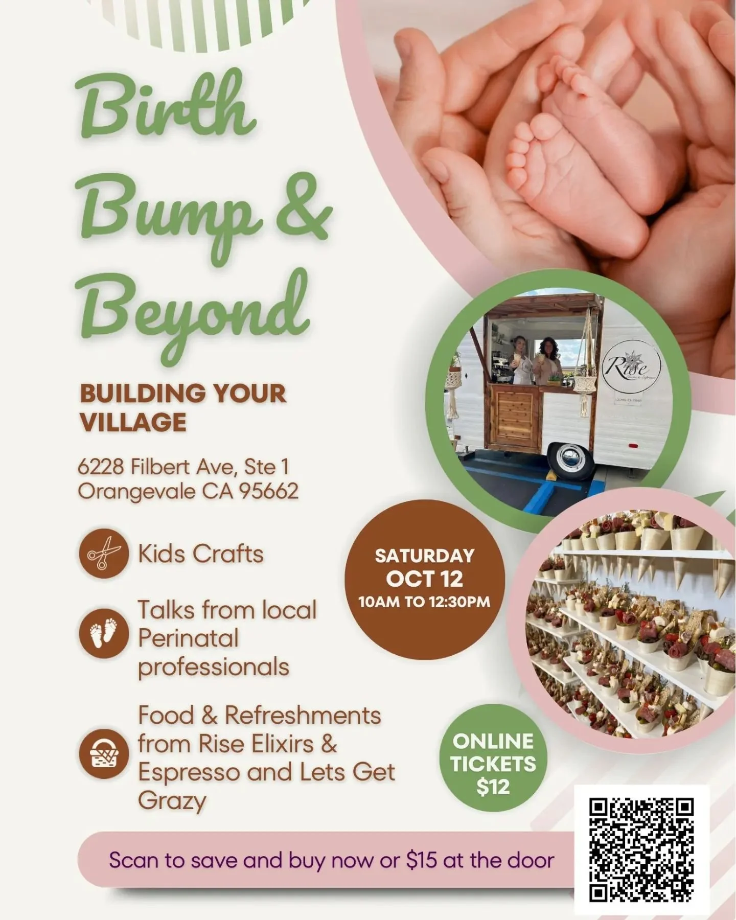 Join Capital City Birth Collective (@capitalcitybirthcollective) to celebrate our perinatal community in Sacramento! Meet professionals who support you from preconception to parenthood.

Enjoy refreshments like fresh drinks from Rise Elixirs &amp; Es