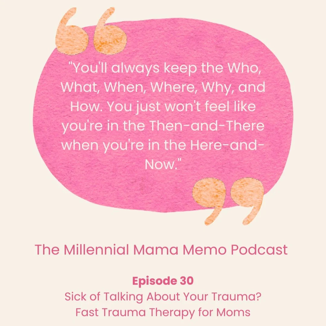 This is the question I get most about Accelerated Resolution Therapy: "Wait, will I forget what happened?"

Nope! You keep your memory. The facts stay. 

What changes is how it FEELS to remember it. 

No more flashbacks hijacking a normal T