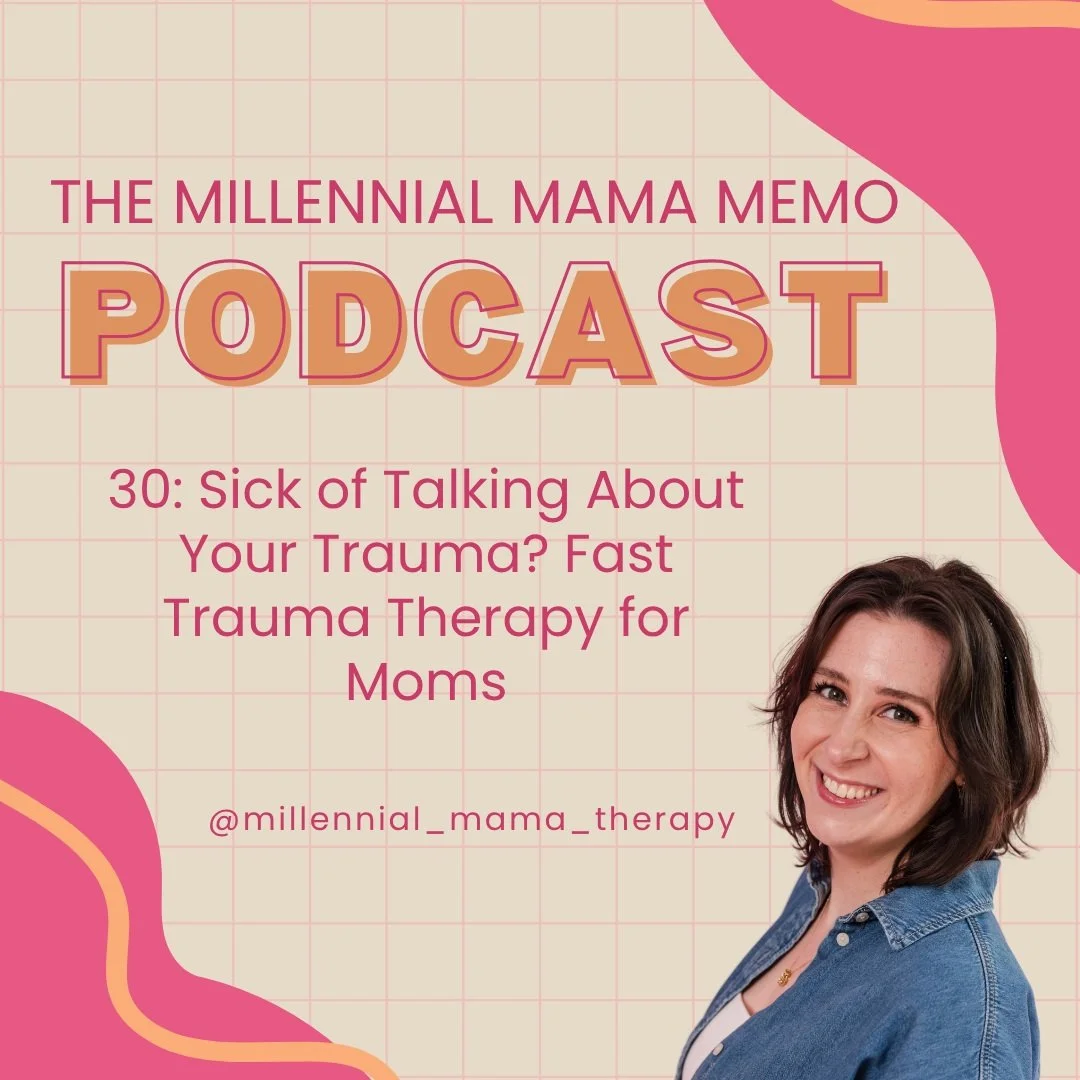 The Millennial Mama Memo Podcast | Episode 30: Sick of Talking About Your Trauma? Fast Trauma Therapy for Moms

🌸 Millennial Mama Mix
Friends, 'tis the beginning of The Season. Please go make the damn appointments. Physicals, dental cleanings, pap s
