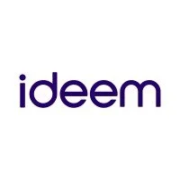 Logo of the company 'Ideem' in purple text on a white background.