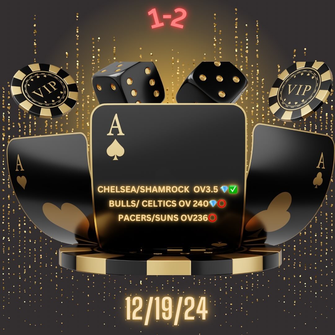 ACE&spades;️ with another letdown slate . DIAMOND PLAYS SPLIT (1-1). Minor setback , let&rsquo;s go on a run 💰💰💰

🔸139-59 DIAMOND Exclusive 💎 YTD💰💰

#betting #bettingtips #dailyfantasysports #fanduel #fanatics #draftkings #sportsbets #casino #