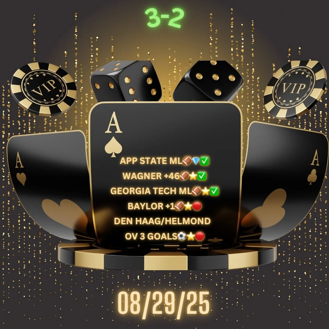 ACE&spades;️ strikes gold with another HUGE DIAMOND EXCLUSIVE WINNER💎💰. First day of COLLEGE FOOTBALL 🏈 brought out the fireworks 🎇, let&rsquo;s have a big season 💰💰

#betting #bettingtips #dailyfantasysports #fanduel #fanatics #draftkings #spo