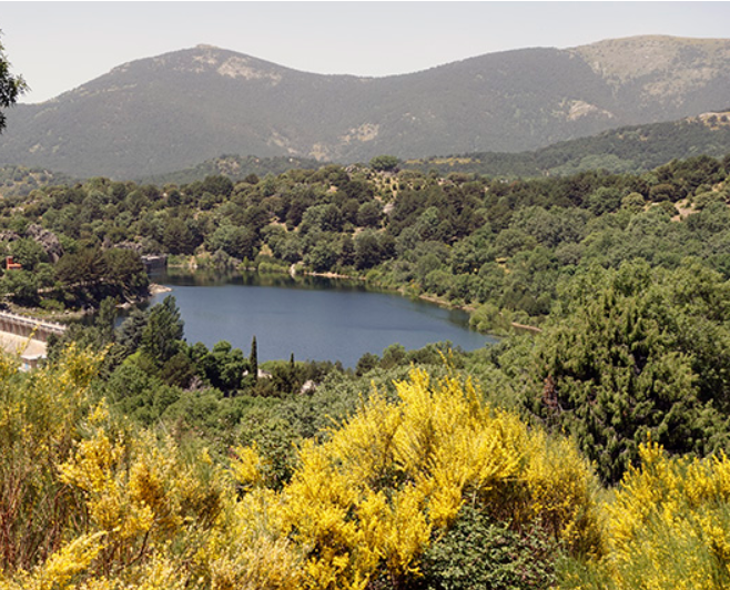 Ruta al Collado Albo desde el Embalse de Navalmedio