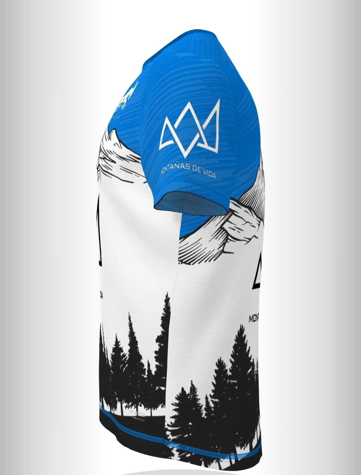 Camiseta Montañas de Vida Azul lado.jpeg