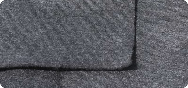 close-up of gray textured fabric material
