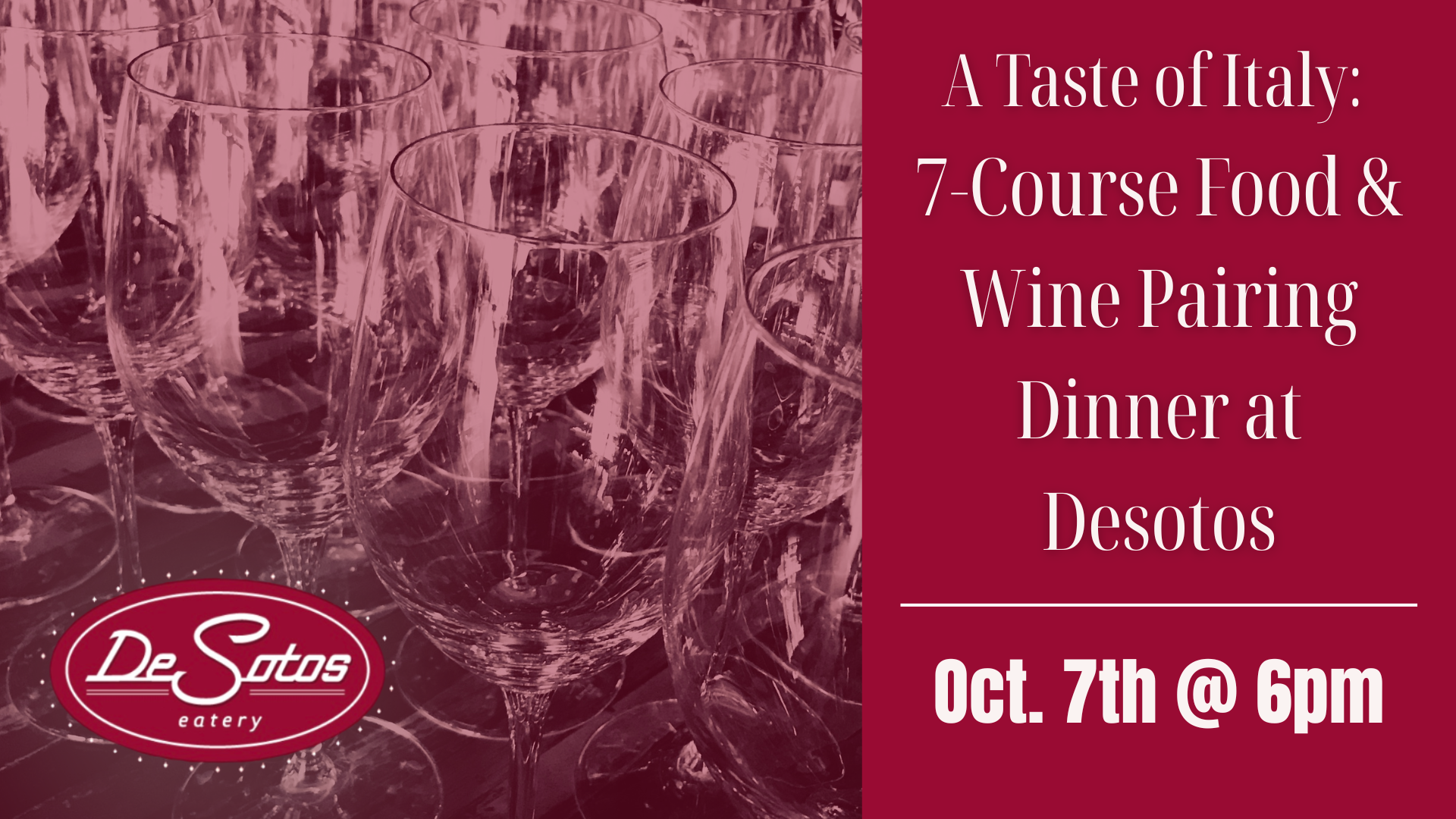 Italian Wine + Food Tasting