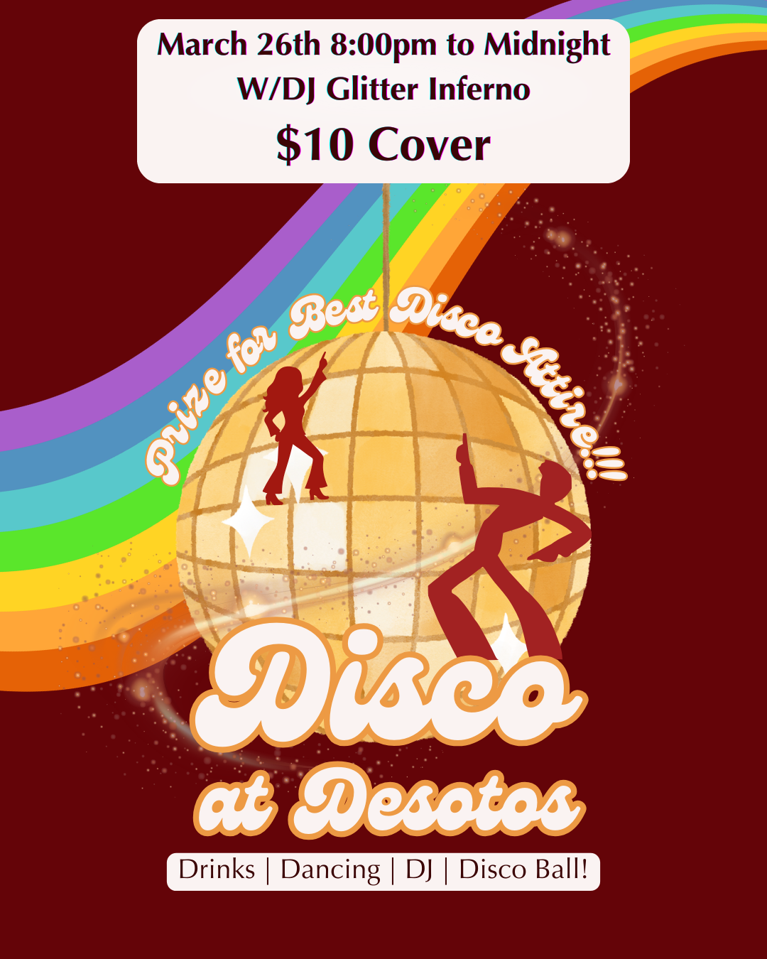 Club 54: Disco Night at Desotos