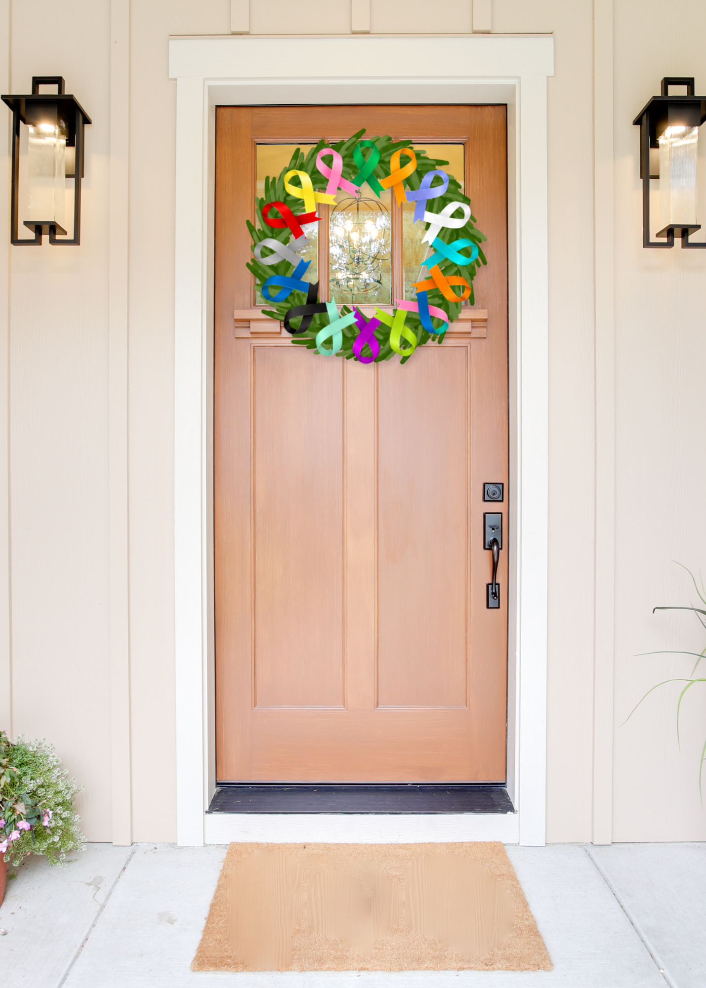 Holiday Wreath/Cancer- English