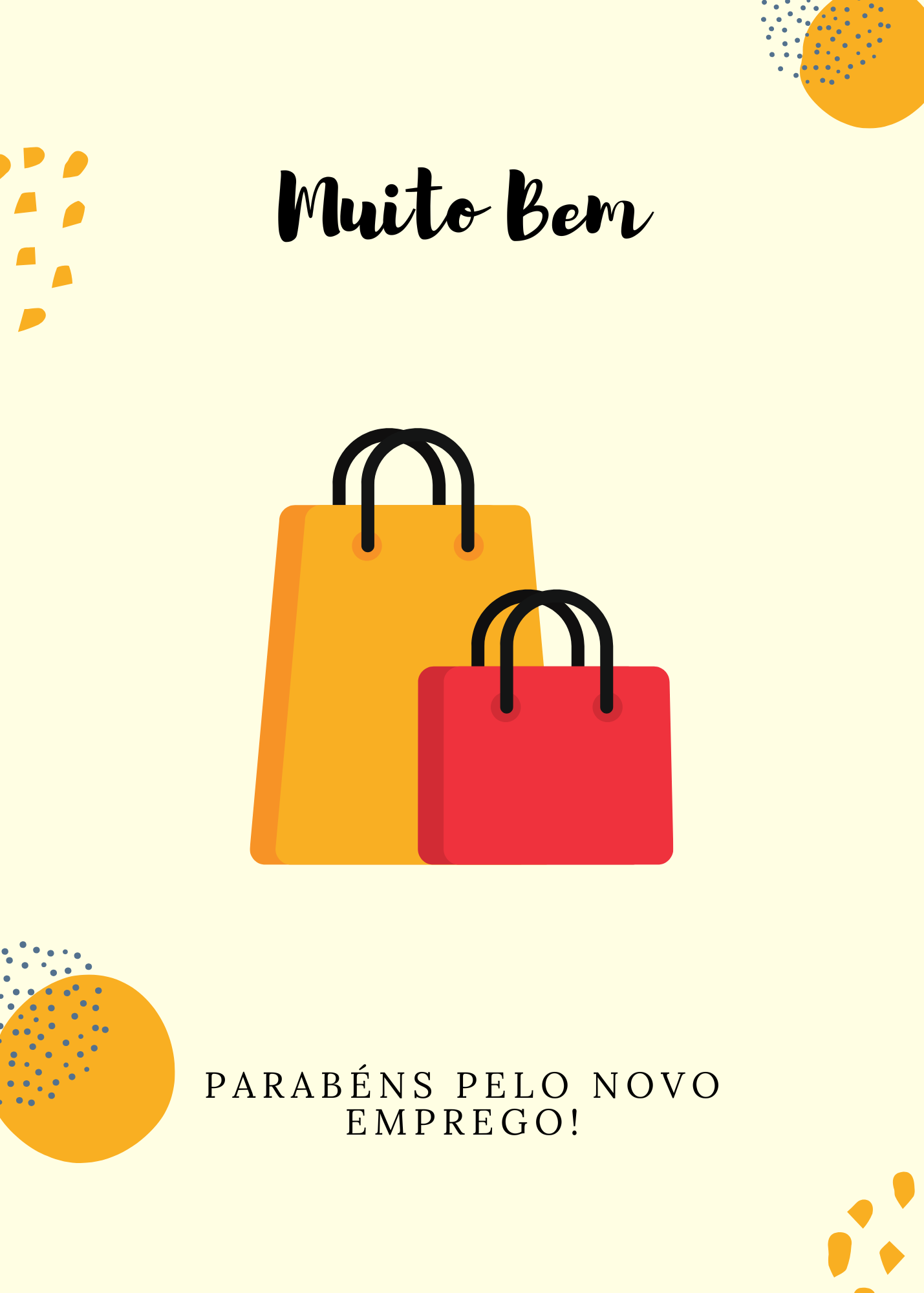 New Job- Portuguese