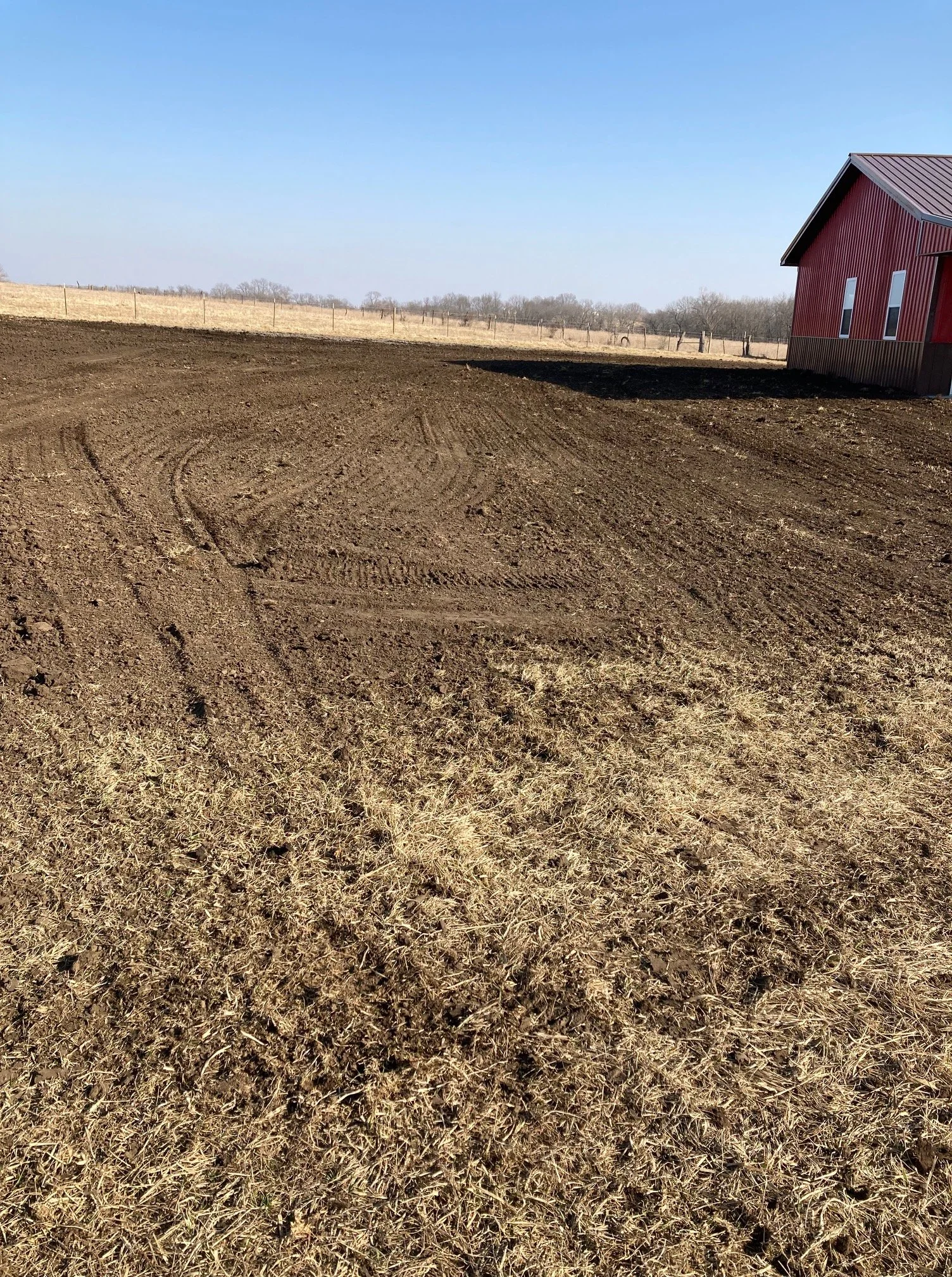 Soil grading project in Cass County Missouri