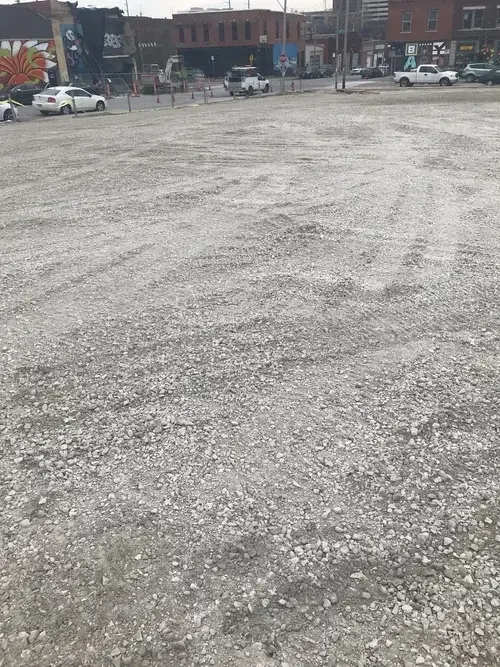 Gravel Parking Lot