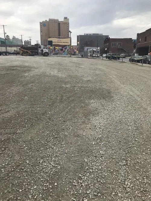 Gravel Parking Lot