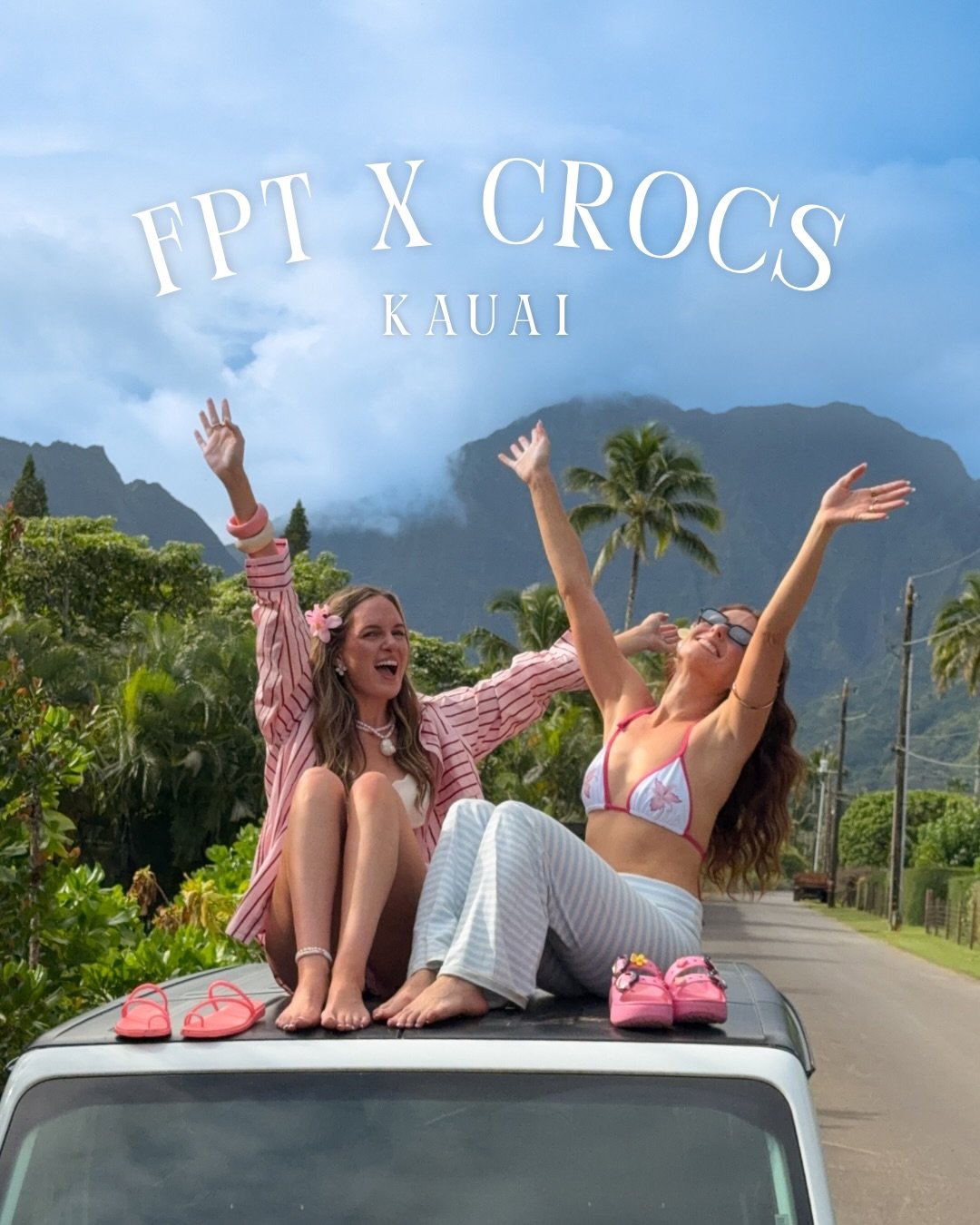 We love a girls&rsquo; trip! 🌴

Some of our FPT girls had the most incredible opportunity to partner with @crocs on their girls&rsquo; trip to Kauai! 

We get so excited when opportunities like this line up with their travel plans! And let&rsquo;s b