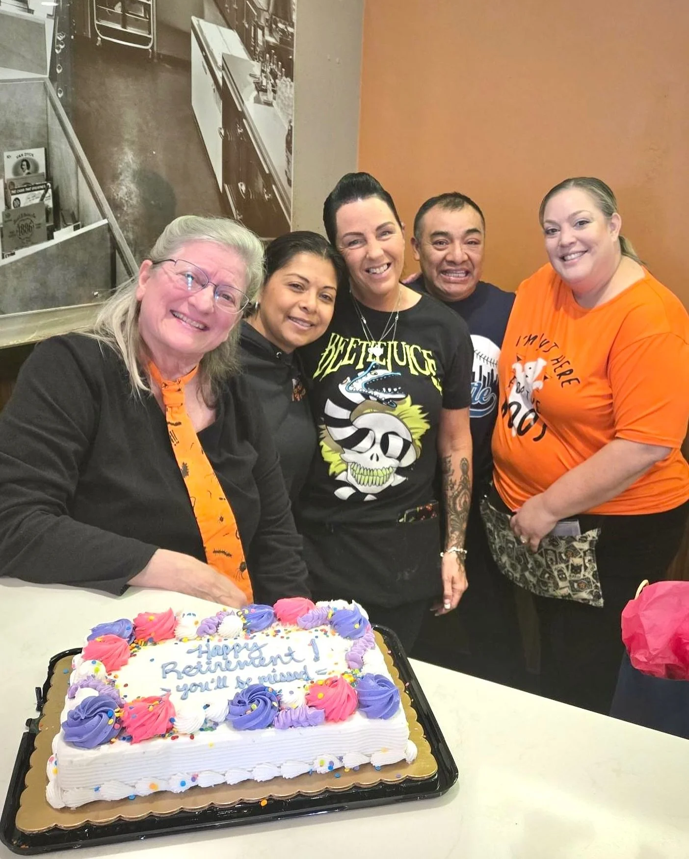 After 40 years of serving up smiles, Debbie is retiring! She&rsquo;s been such an important part of our team and has made this place feel like home for so many people. Thank you, Debbie, for your warmth, dedication, and heart. We&rsquo;ll miss you an