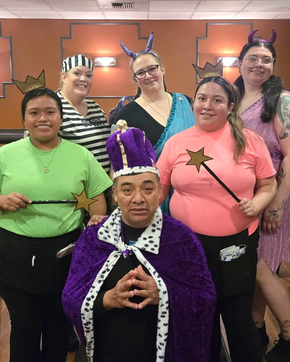 Happy Halloween!!⁠
🦇🍳🎃💀🥧🪦🥞🐈&zwj;⬛🐩⁠
⁠
Stop by and trick-or-treat, share some smiles, and make sure you&rsquo;re well fed with good eats for a spooky night 👻🍬⁠
⁠
Have fun and stay safe out there!