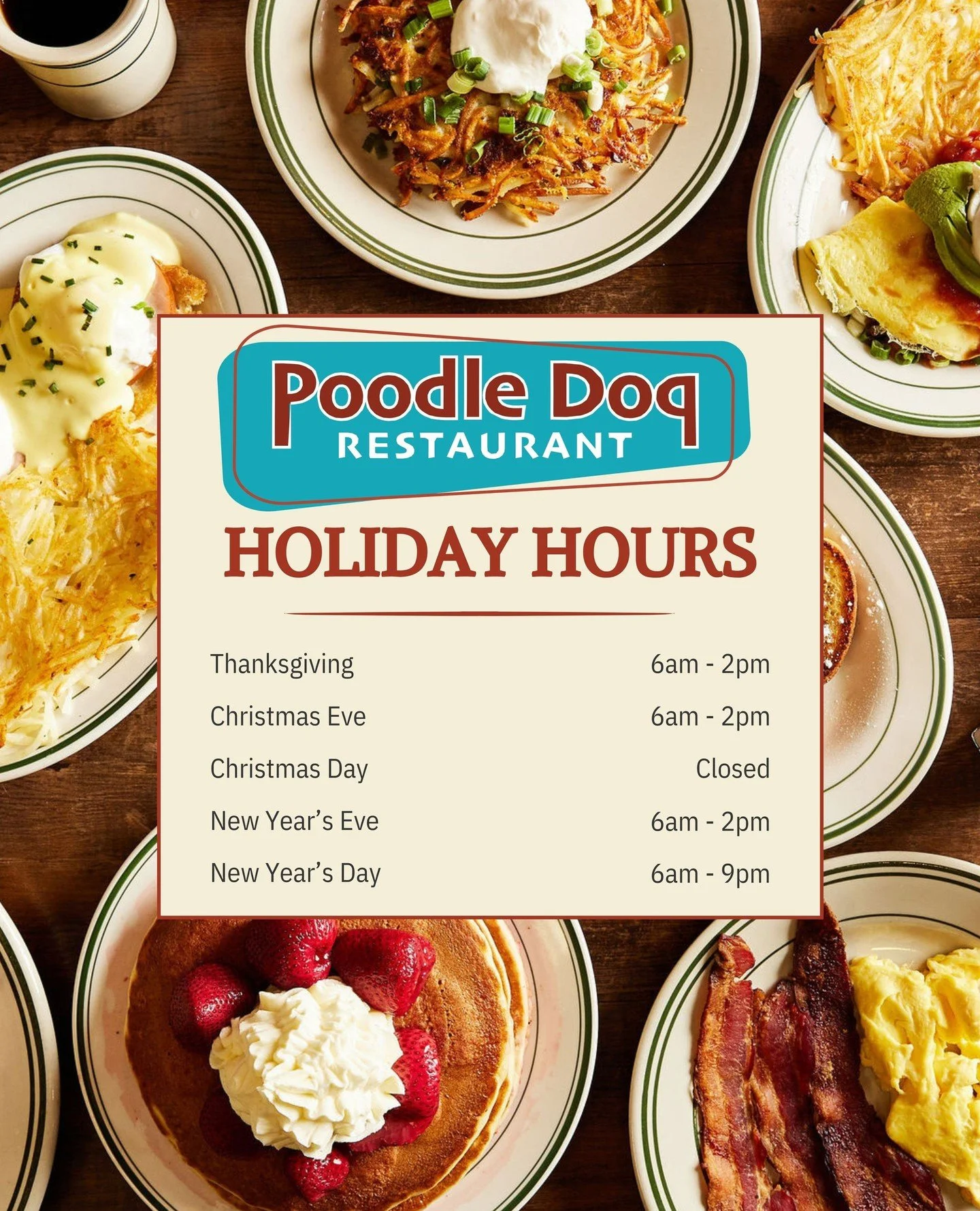 Check our holiday hours and swing by for some good old-fashioned holiday cheer!