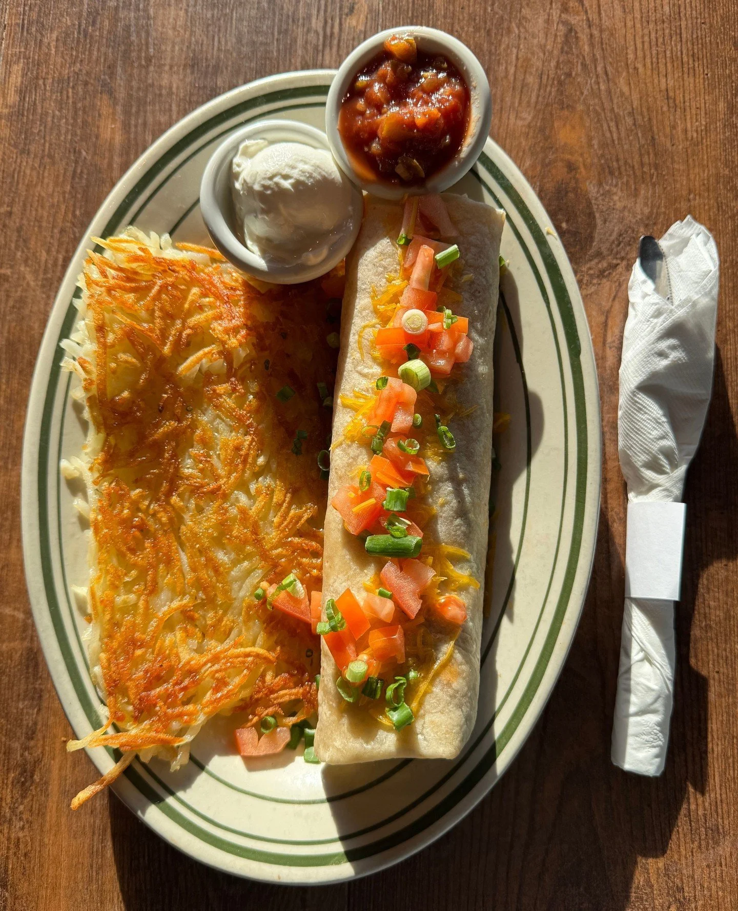 Yes, hello, Southwest Breakfast Burrito! It's perfect any time of day. 🌞🌝