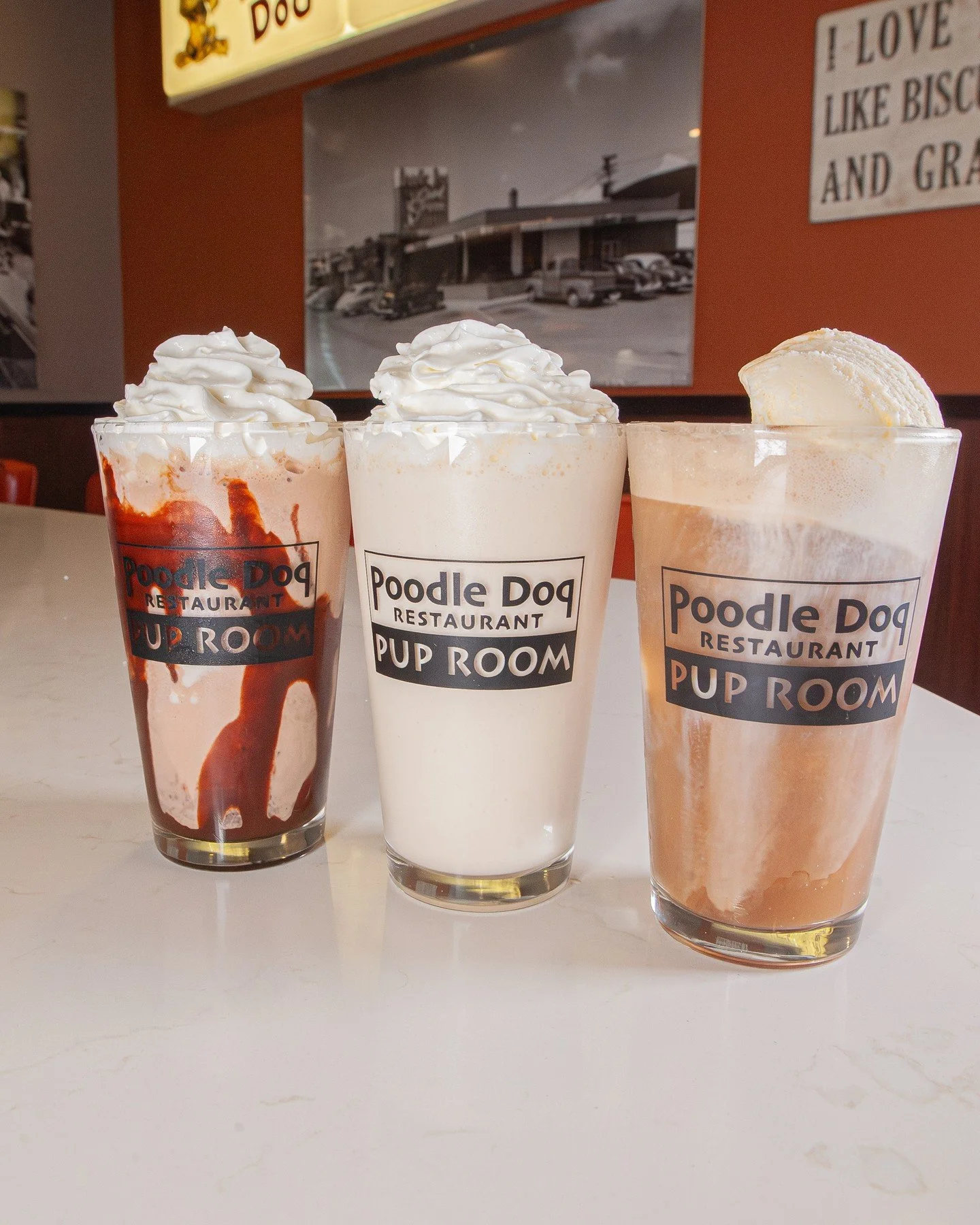 It's hard to go wrong with a root beer float or a milkshake!