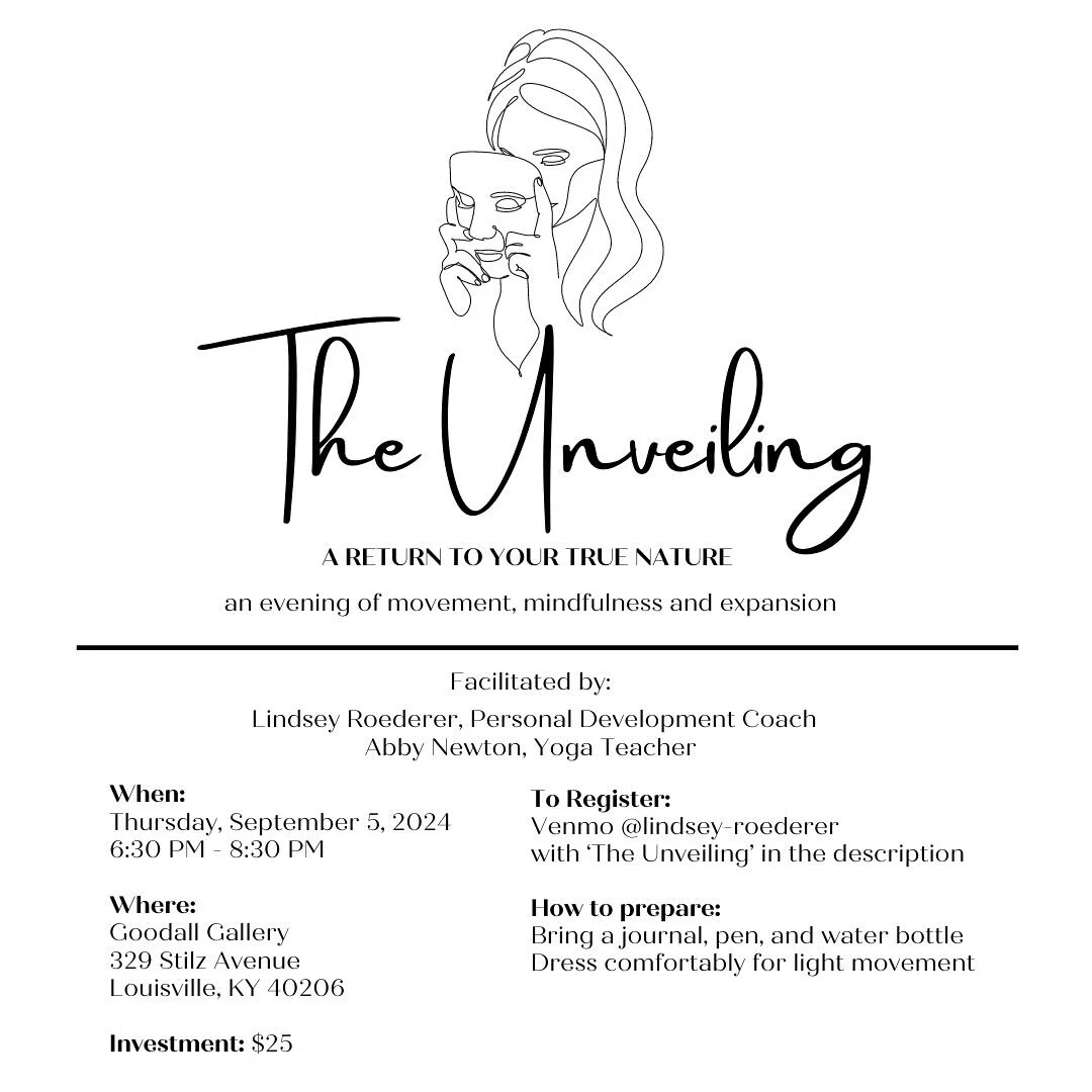 ✨✨✨ANNOUNCEMENT✨✨✨

Women of Louisville and Southern Indiana,

Bust out of your Thursday night routine for a few hours! 

Come witness and be witnessed.

Let your body move.

Be in a sacred container of inspiring women.

Use your mind to powerfully c