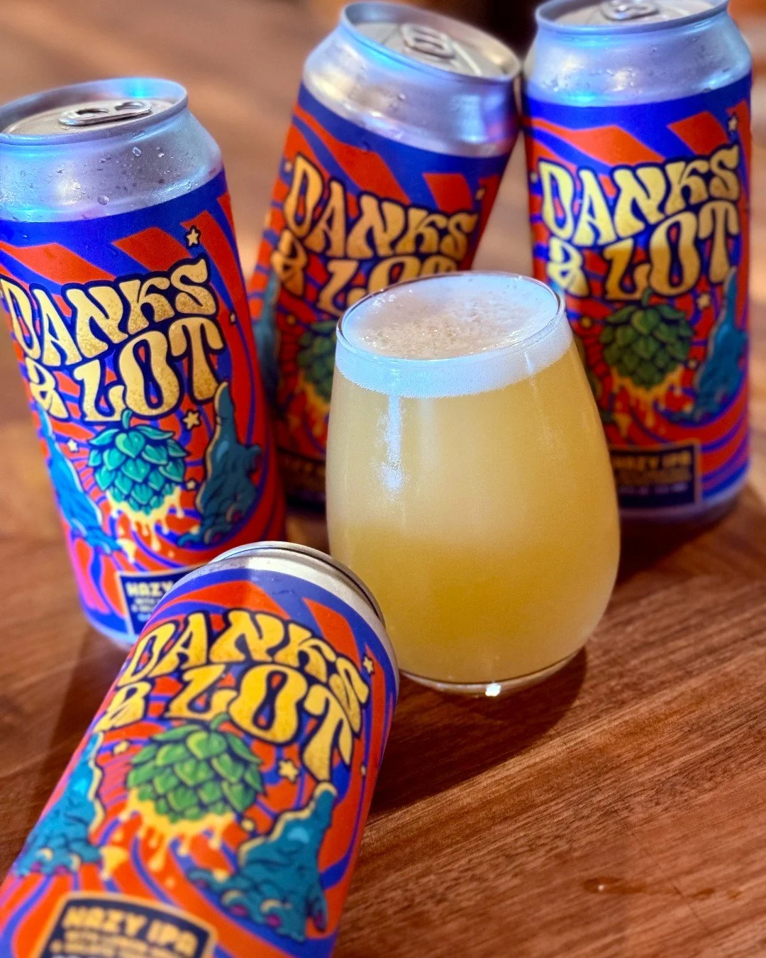 Danks a Lot Hazy IPA - our 12th Anniversary release - is Hazy IPA with terpenes, which are aromatic compounds naturally found in citrus fruits, trees, hops, and cannabis.

Terpenes bring distinctive flavors and aromas of cannabis to the juicy IPA, fl