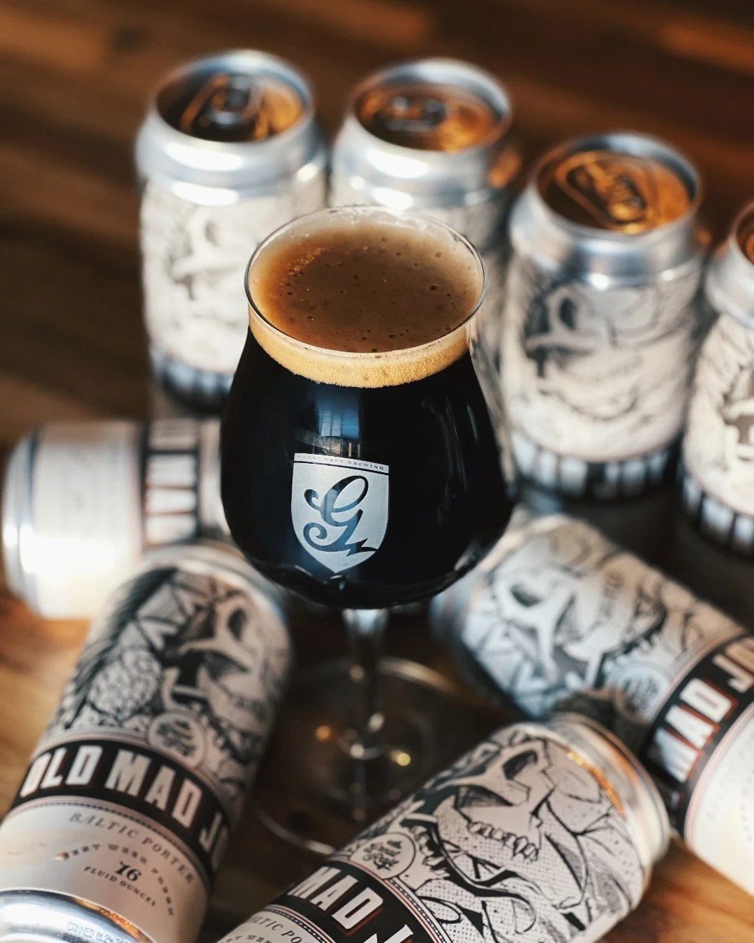 Old Mad Joy is a Baltic Porter with layered malt complexities of chocolate, coffee and roasted barley. This dark and rich lager shines with a boozy but restrained sweetness, and builds a slight fruitiness as it warms. 8% ABV

Old Mad Joy will be on t
