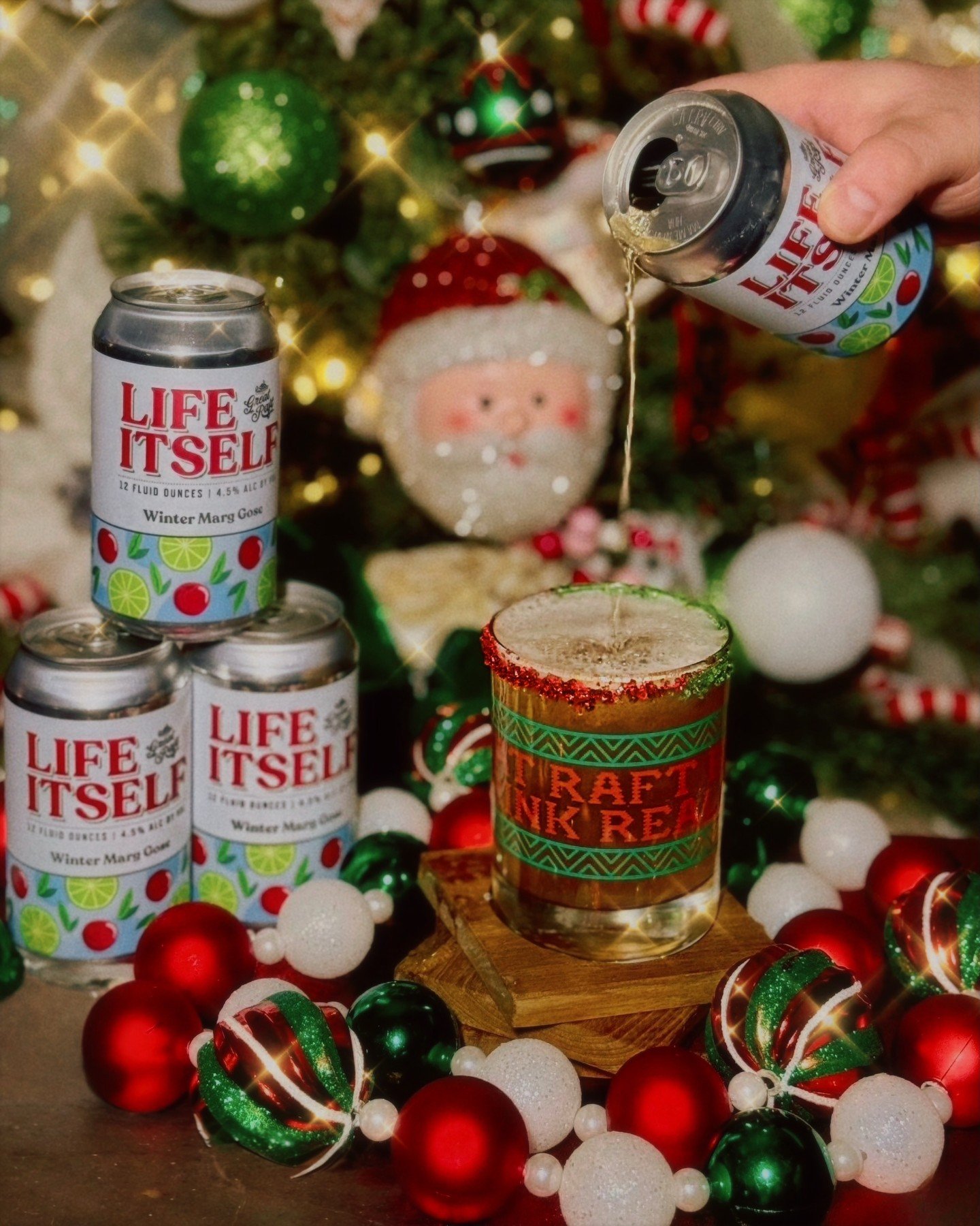 Winter doesn&rsquo;t mean margaritas are off the table.

Tart cranberry, bright lime, and a hint of sea salt come together in this crisp, effervescent winter gose. 

Life Itself: Winter Marg Gose -refreshing, festive, and dangerously crushable and av