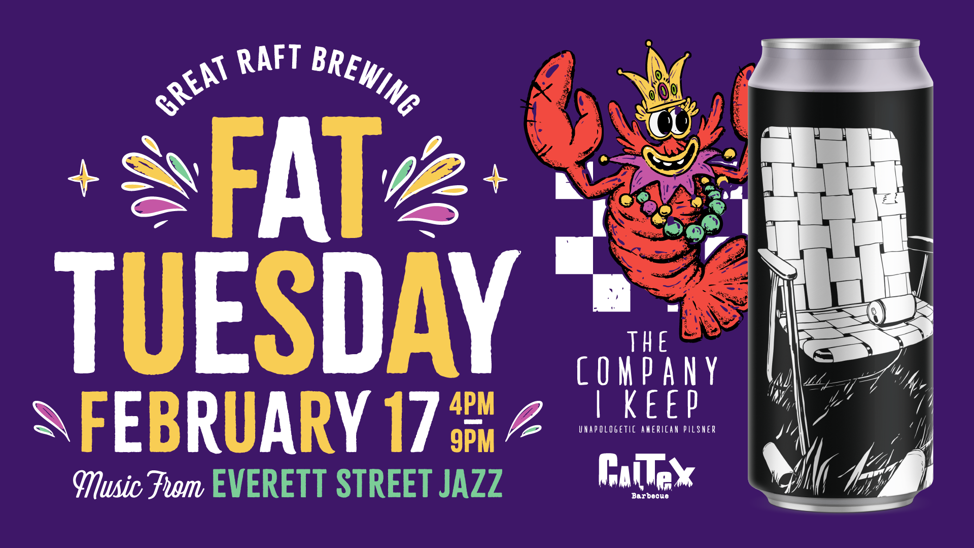 Fat Tuesday @ Great Raft