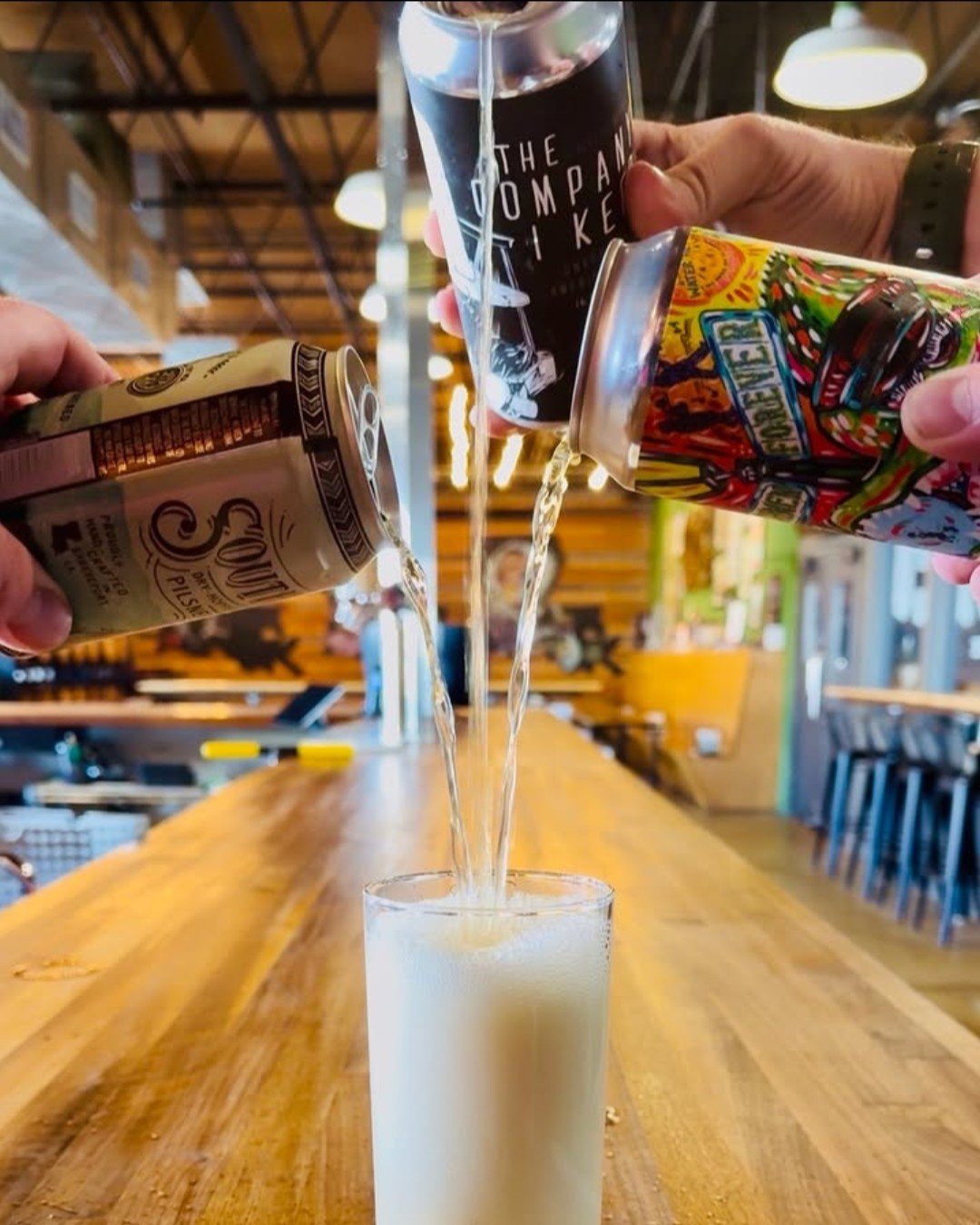 Lager lovers, this is your season. 🍻

Right now we&rsquo;ve got three pilsners on hand. And while they may look similar, each one brings it&rsquo;s own personality to the party.

Southern Drawl Pilsner is crisp, clean, and easygoing. Balanced malt c