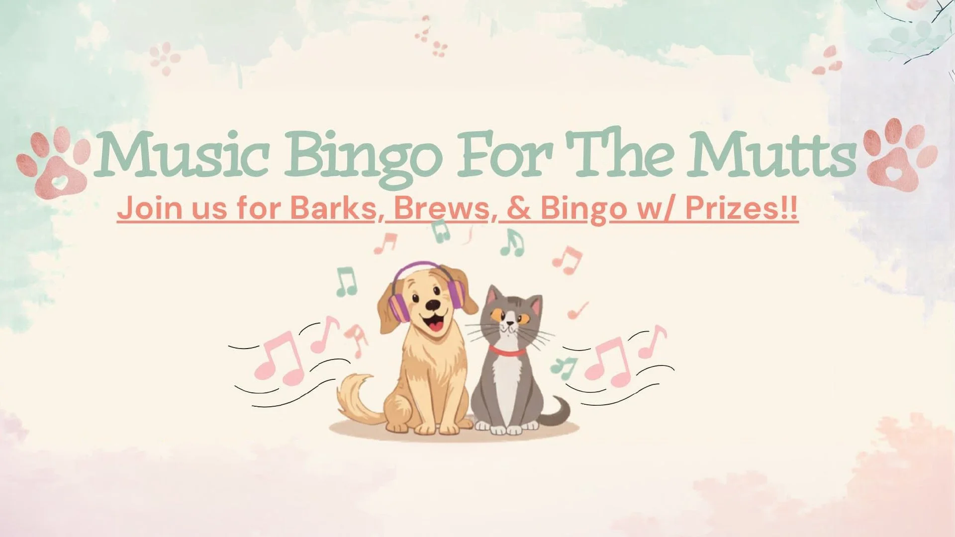Music Bingo with The Mutt House