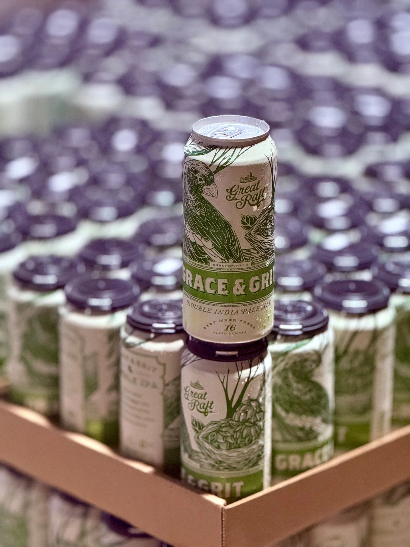 Grace &amp; Grit is BACK 🍻🔥

We canned it. We kegged it. We&rsquo;ve been staring at it all morning like the work of art that it is.

Our most sought-after Double IPA returns TODAY. 

Pints + 4-packs drop at 4PM. Don&rsquo;t sleep on this one.