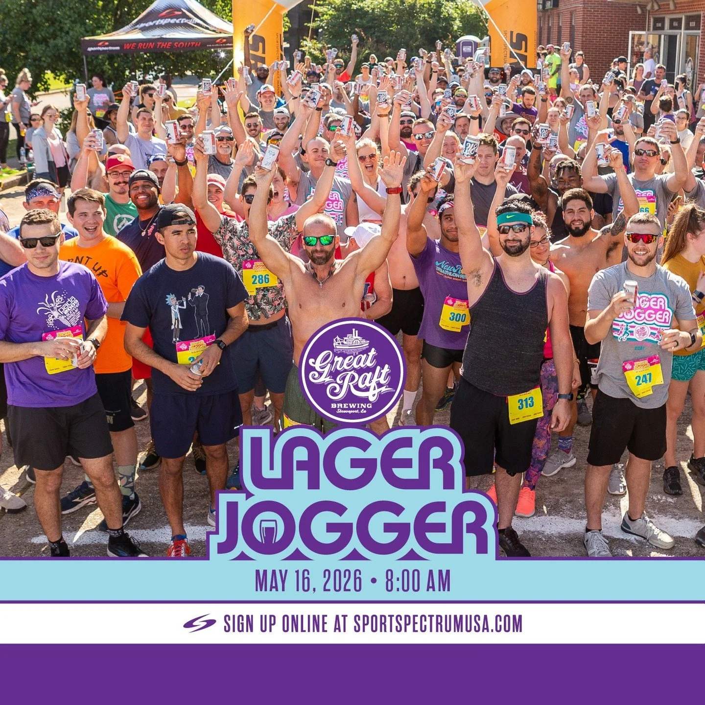 🍺 RUN. DRINK. REPEAT. 🍺

The Lager Jogger 5K &amp; Beer Mile is TOMORROW ☀️

🏃&zwj;♂️ 5K at 8AM
🍻 Beer Mile at10AM (21+)
🎉 Post-race party with beer, music &amp; food
⚠️ Finishers get a souvenir pint glass

PLUS:
🏅 Custom medals
🍺 Custom tap h