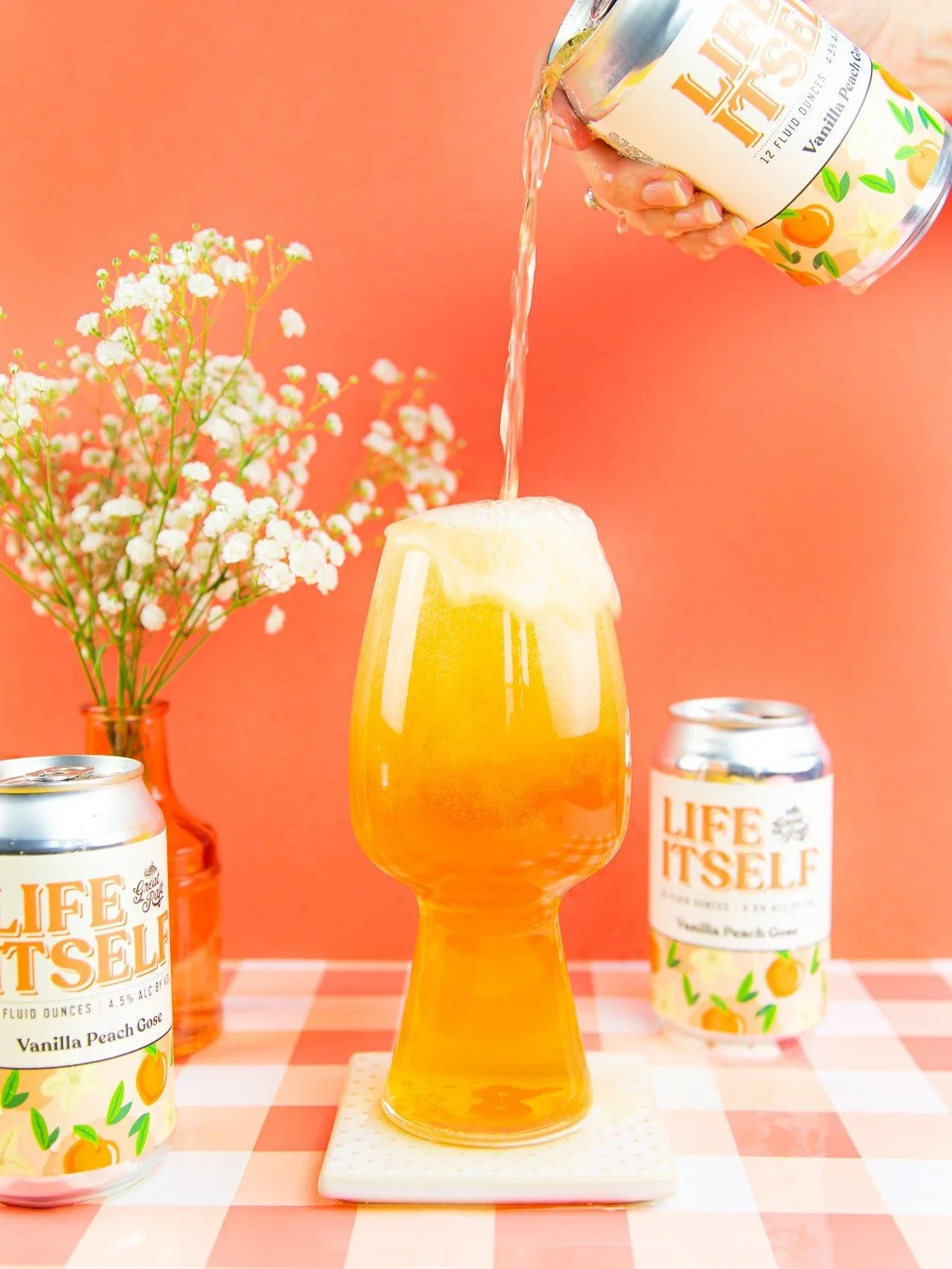 Life Itself: Vanilla Peach returns Friday, 5/29 🍑✨

Brewed with peach, vanilla, and lactose, this fruited gose is bright, creamy, and packed with soft, juicy peach flavor from the first sip to the last.

One of the most anticipated releases in the L