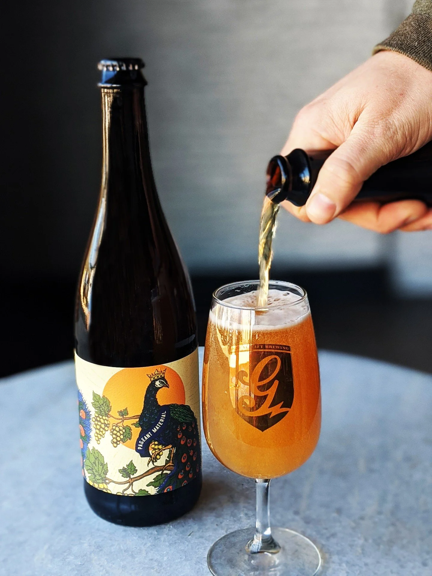 We&rsquo;re bringing back a pretty special one today.

Pageant Material is our wine/beer hybrid, co-fermented with local Blanc du Bois grapes from Landry Vineyard. Belgian yeast brings out a fruit-forward aroma, while fresh-pressed grapes give this o