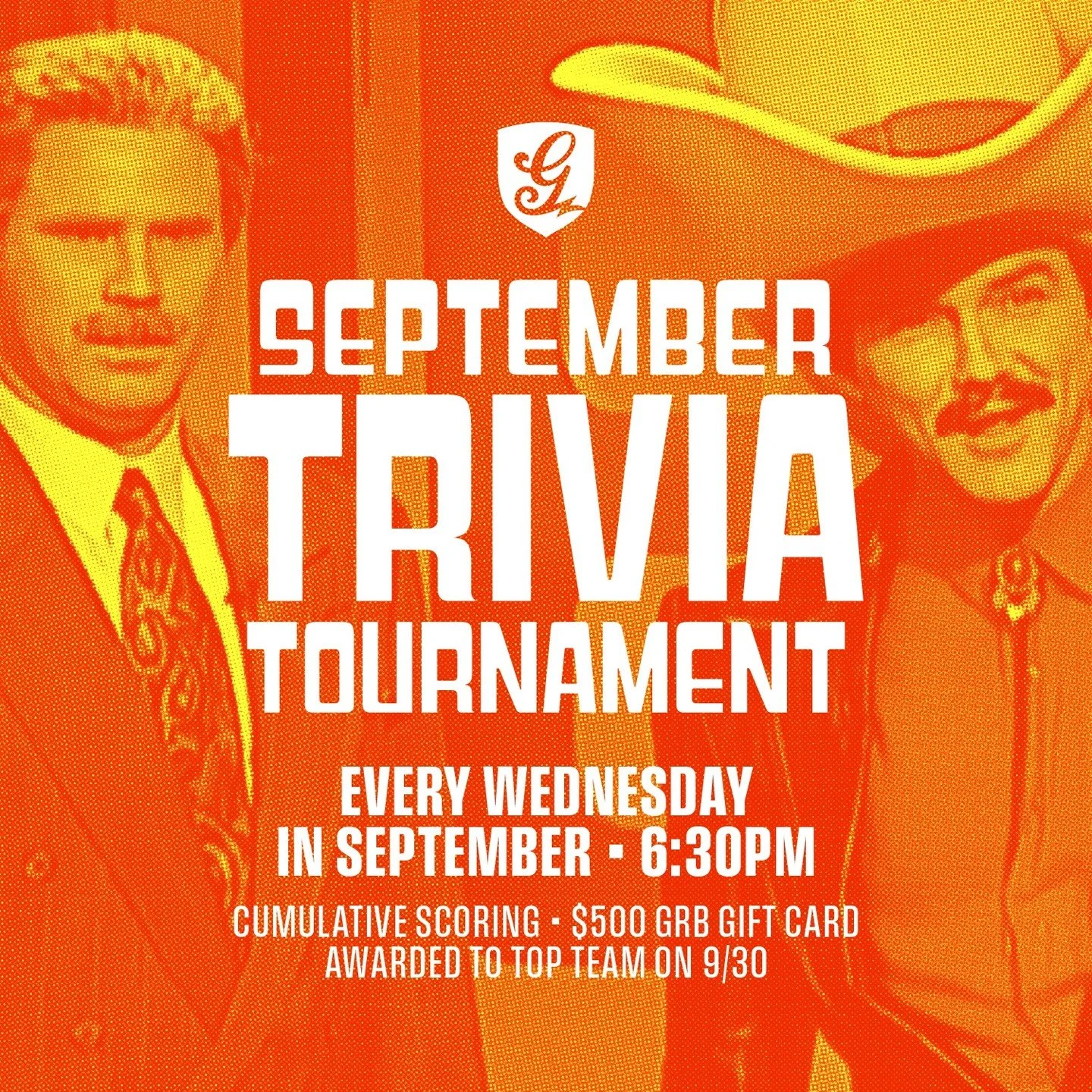 🍻🧠 SEPTEMBER TRIVIA TOURNY 🧠🍻

Starting Wednesday, September 2, we&rsquo;re kicking off a month-long trivia tournament at Great Raft Brewing! Each week, teams will battle it out for points, and at the end of the month, one trivia titan will take 