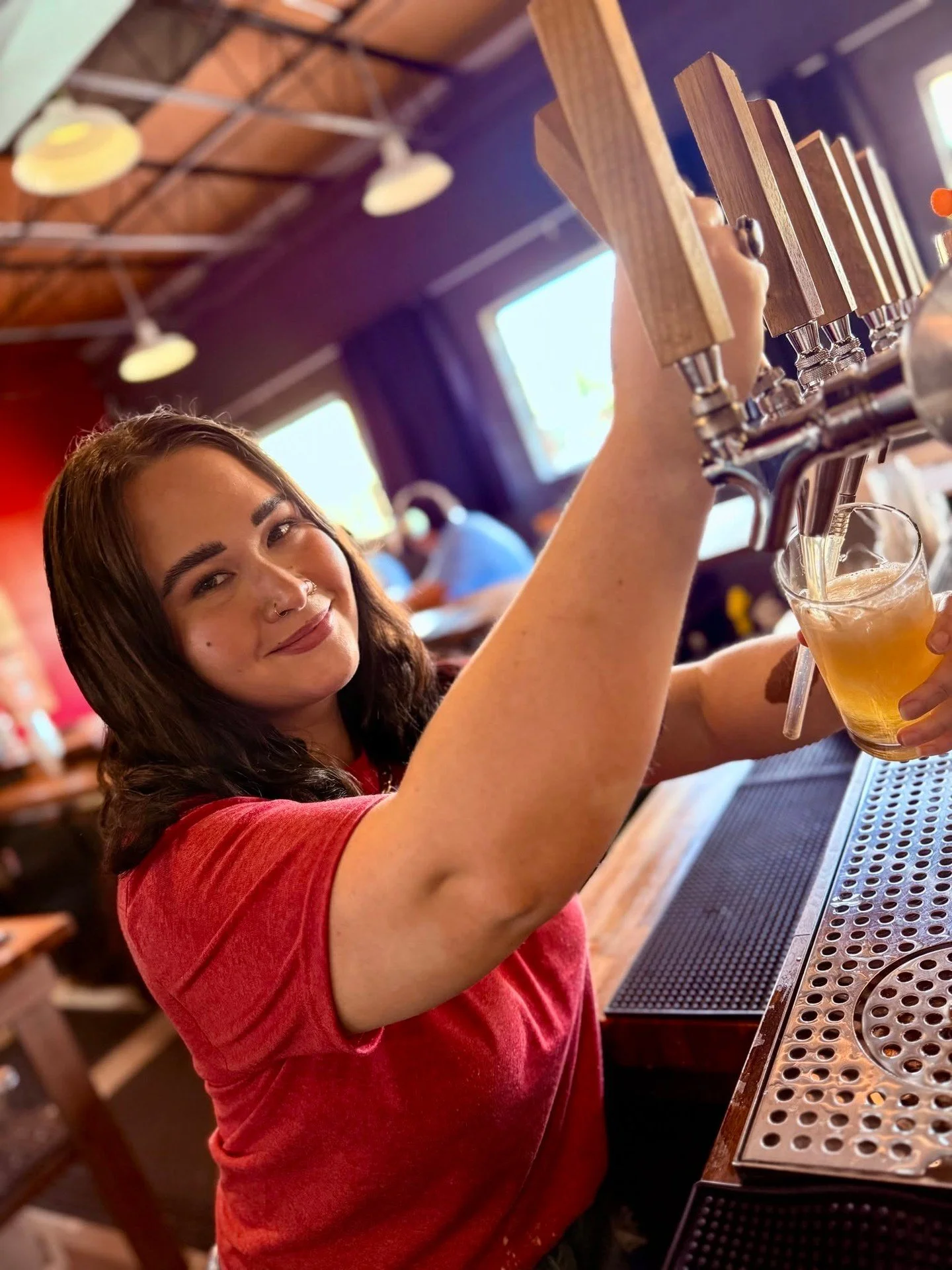 Swing by and say hey to one of our awesome beertenders today. We&rsquo;re pouring your favorites and ready to kick off the weekend right.

We open at four, so come in for a bite from @mr.grilledcheese, grab a pint, and sit a spell. See you soon!