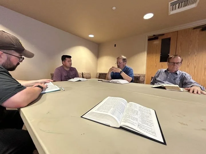 Men’s group at Community Lutheran Church