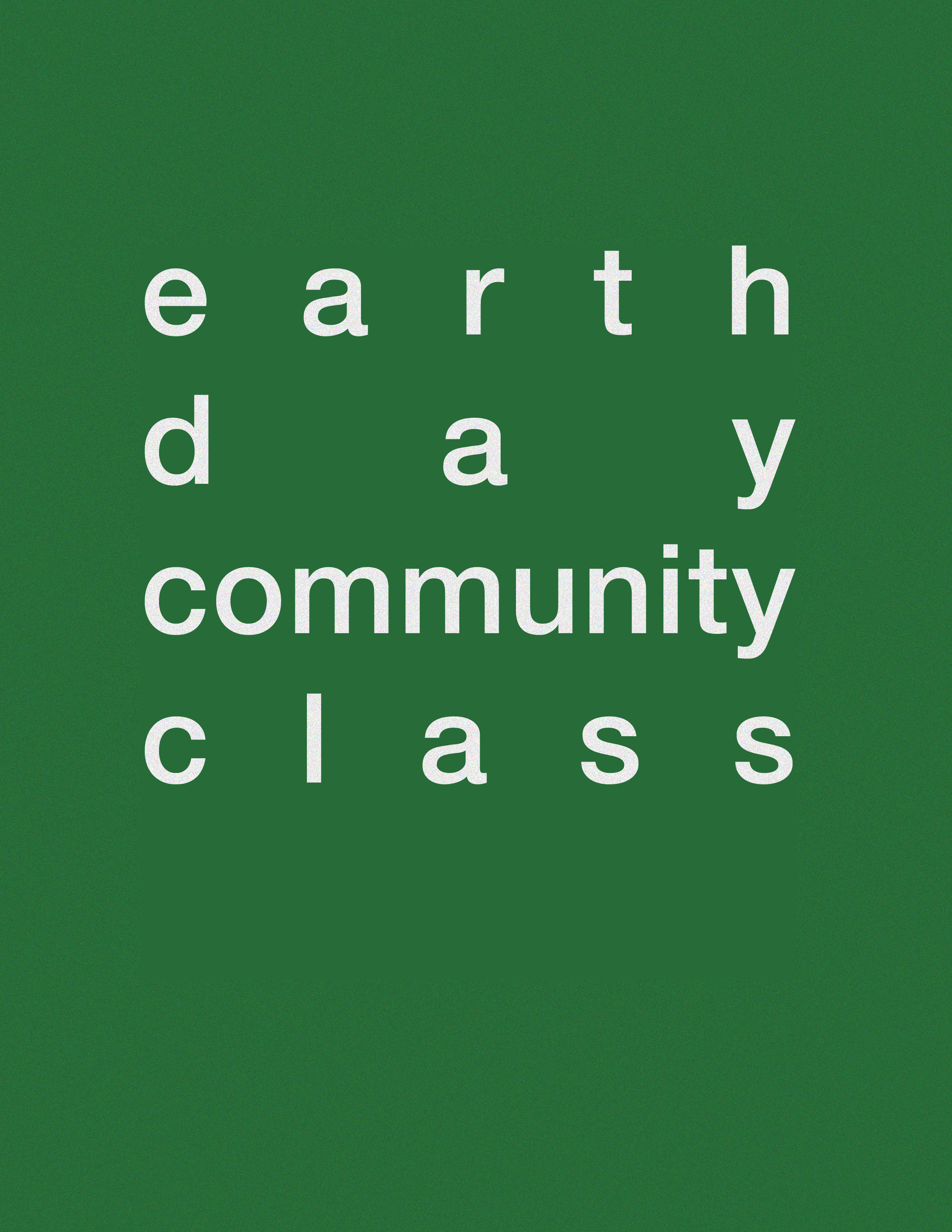 Earth Day Community Class