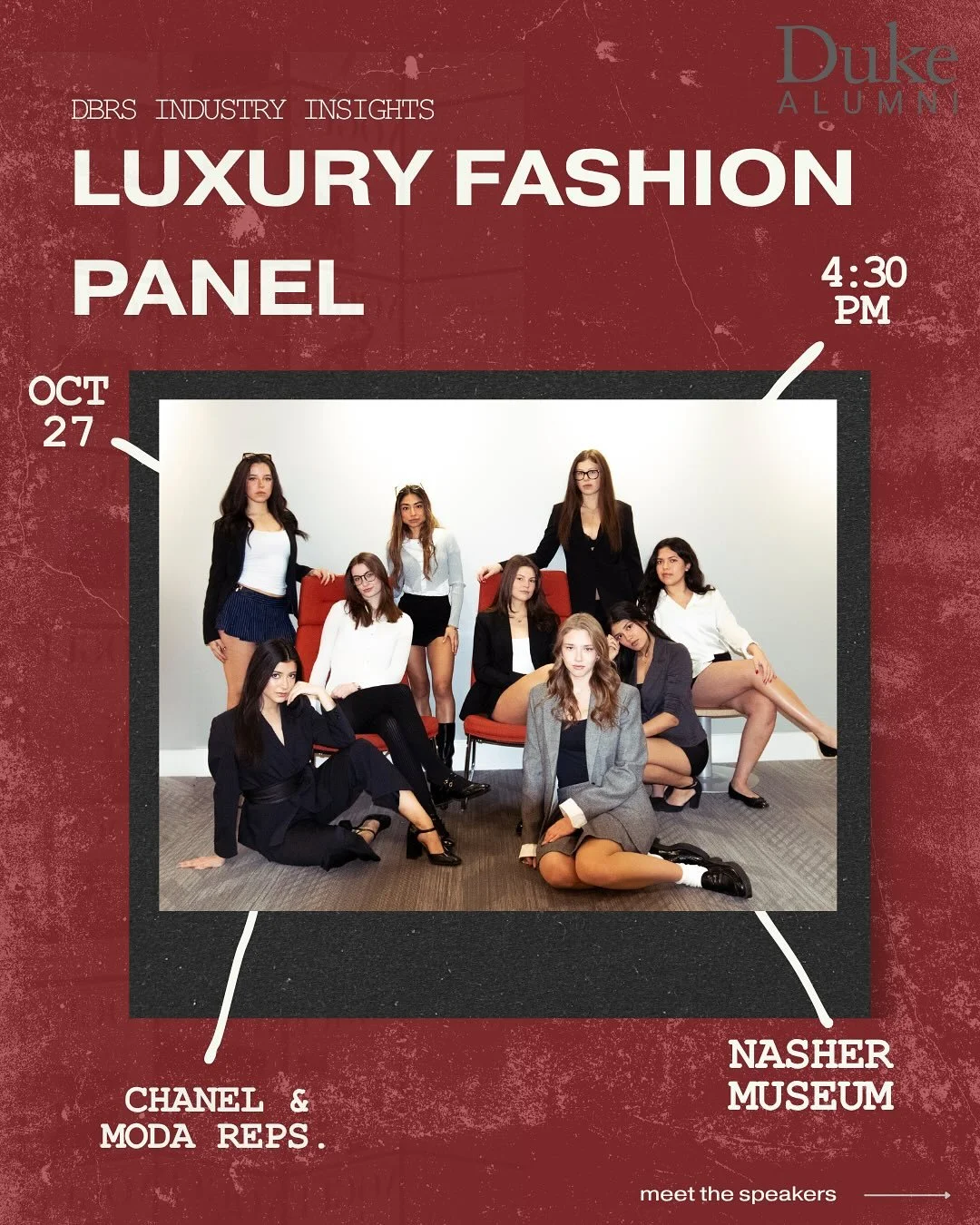 We are so excited to introduce the line up for the Luxury Fashion Panel, the first event from our Industry Insights Series! Make sure to register with the link in our bio 💋