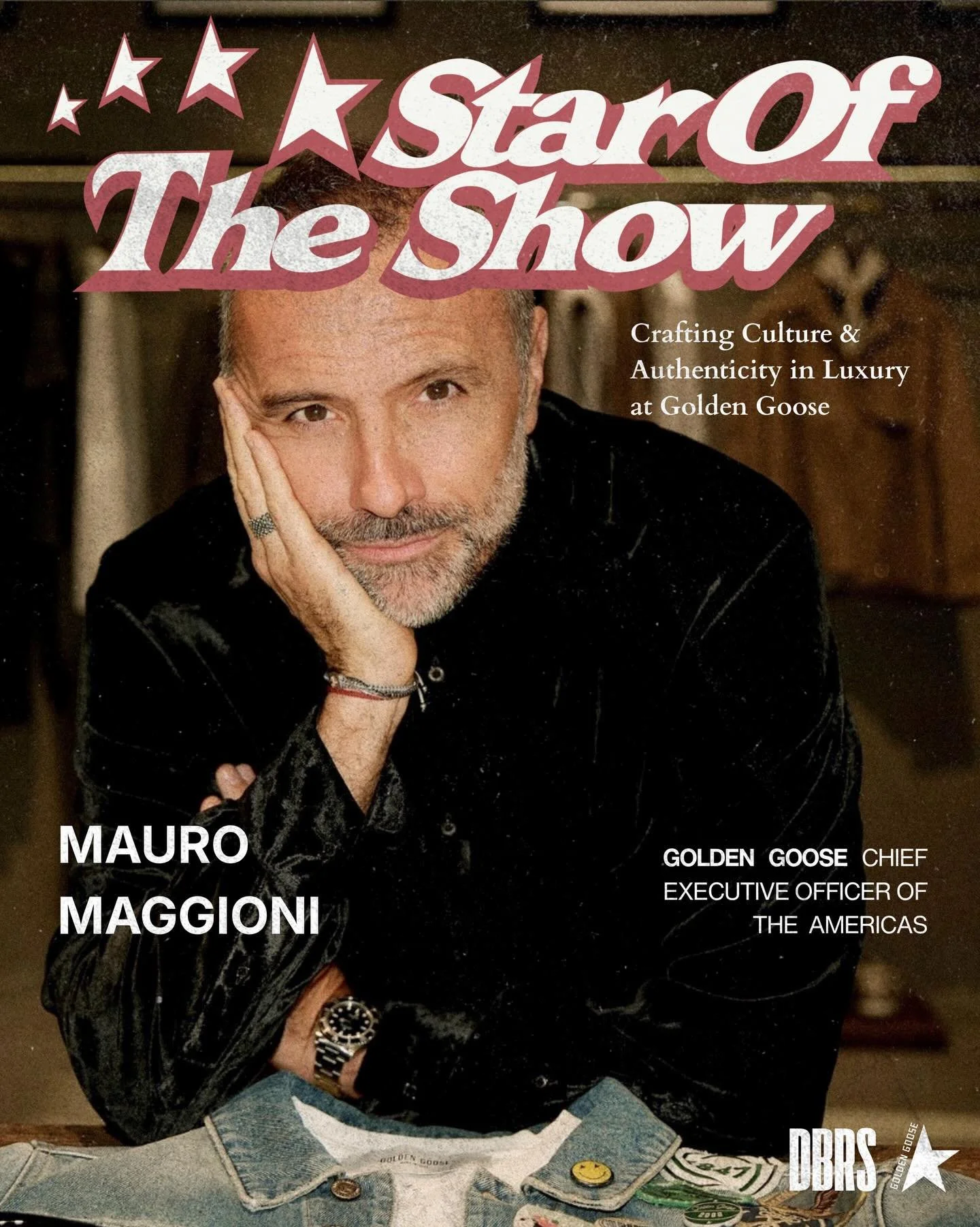THIS WEDNESDAY! We are so excited to welcome the CEO of @goldengoose Americas, Mauro Maggioni, for a conversation in the moderated by @nina_venter and @sophiayassinger , DBRS Co-Founders &amp; Co-Presidents. Join us from 4-6:30 in the Nasher Museum, 